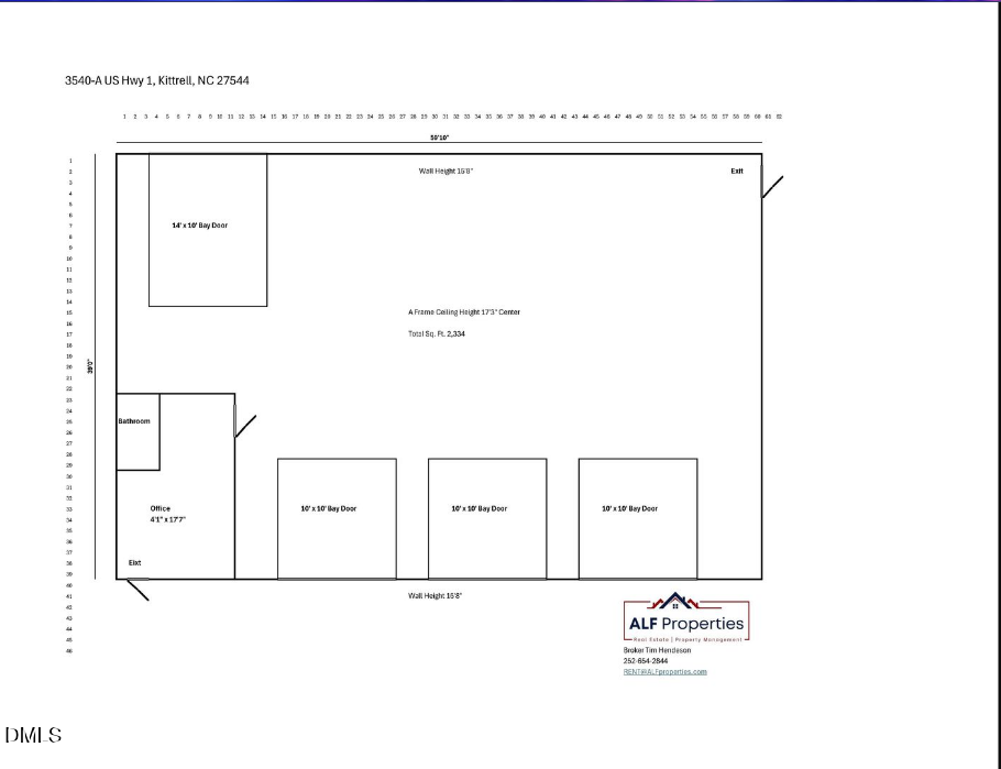 Exterior photo of 3540 Us-1 S0, Kittrell, NC 27544. MLS: 10175573