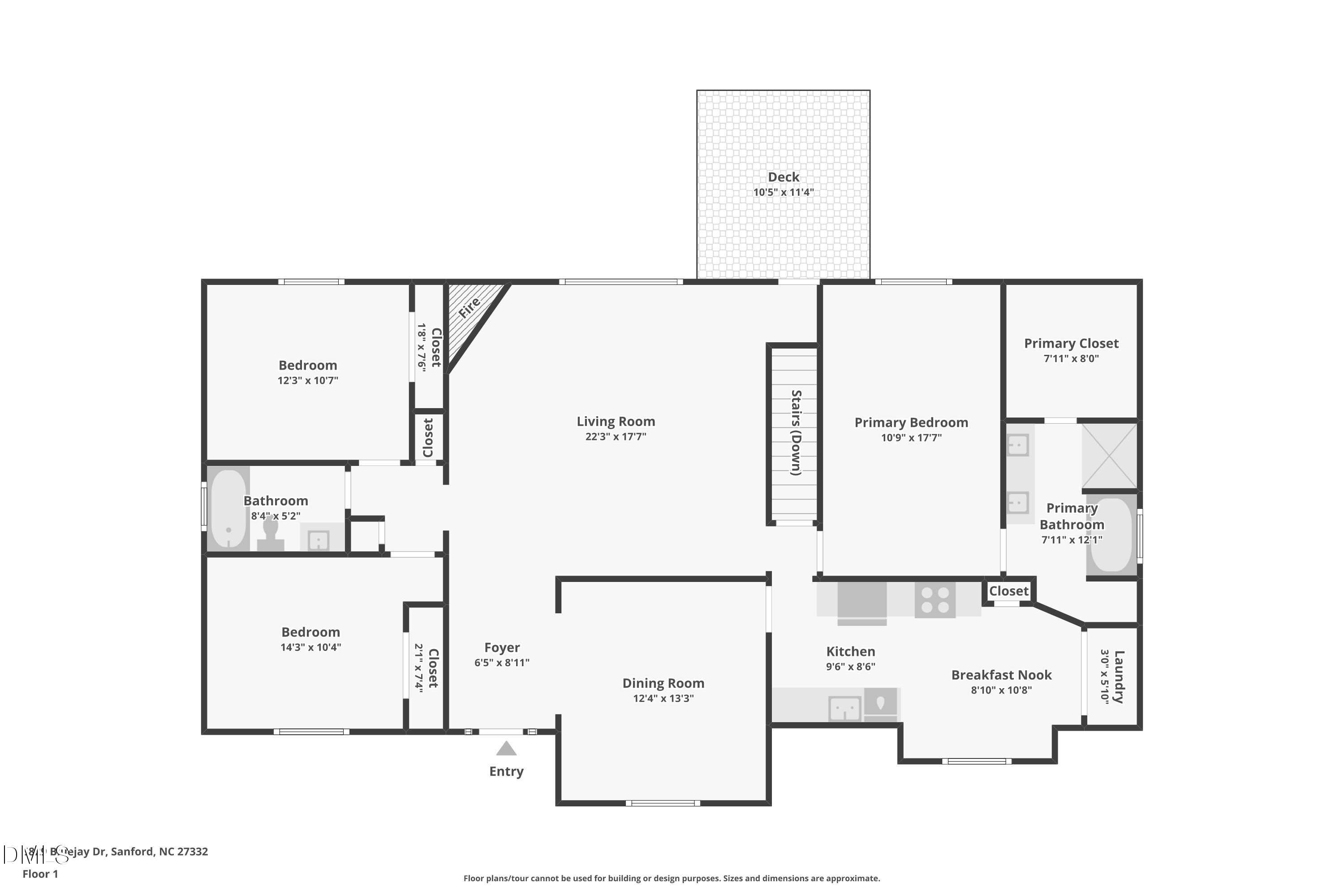 Exterior photo of 5829 Bluejay Drive, Sanford, NC 27332. MLS: 10196589