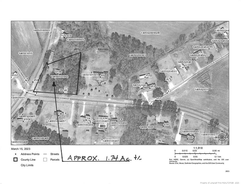 Exterior photo of 1590 Union Chapel Road, Pembroke, NC 28372. MLS: 699657