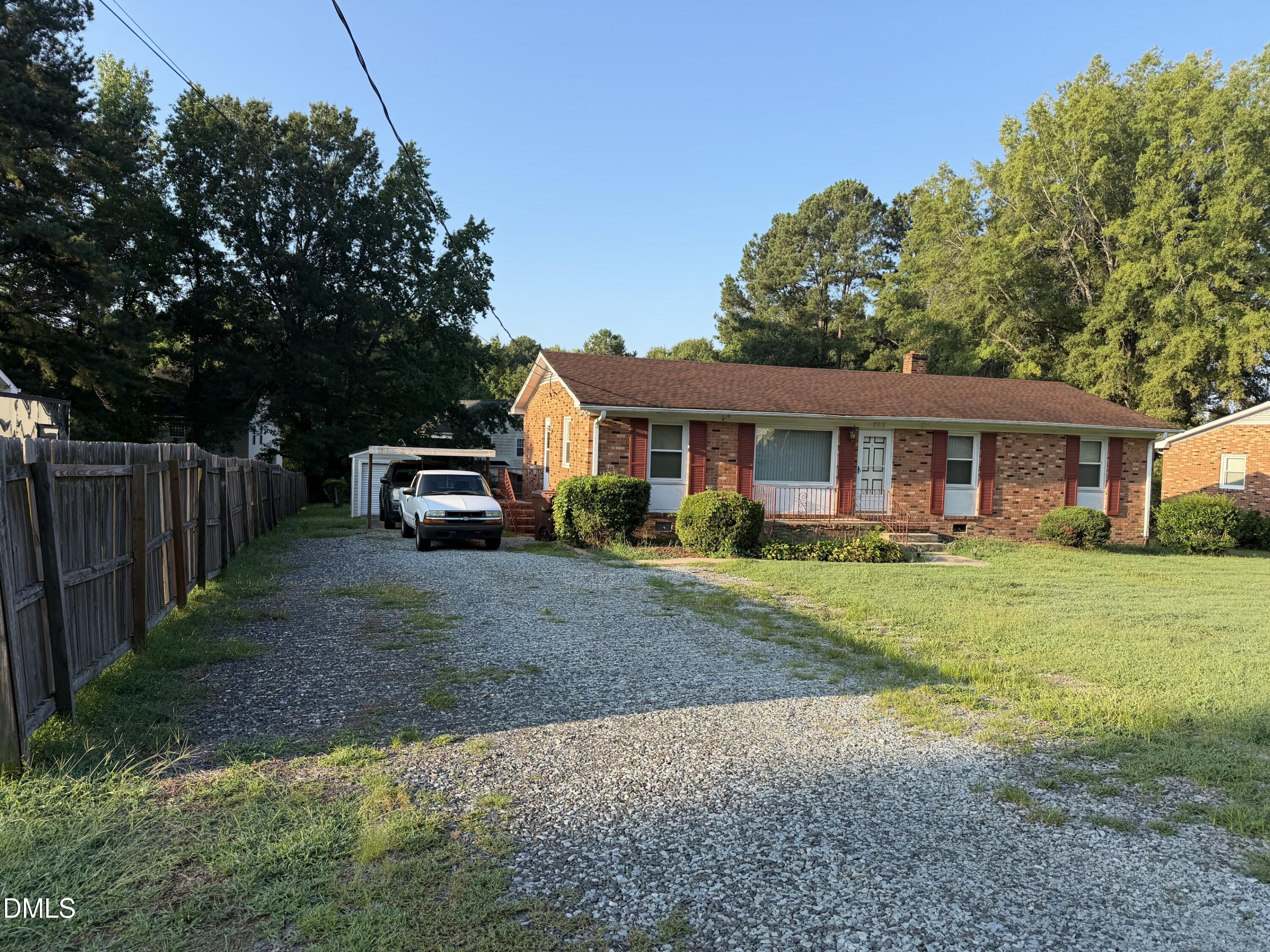 Exterior photo of 317 Aiken Avenue, Creedmoor, NC 27522. MLS: 10189381