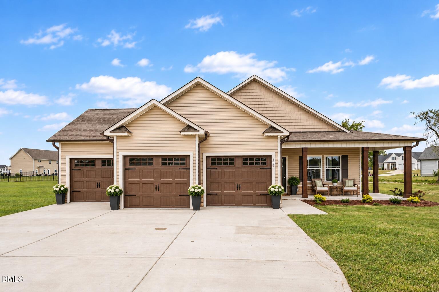 Exterior photo of 105 Burnello Court (lot 217), Princeton, NC 27569. MLS: 10167008