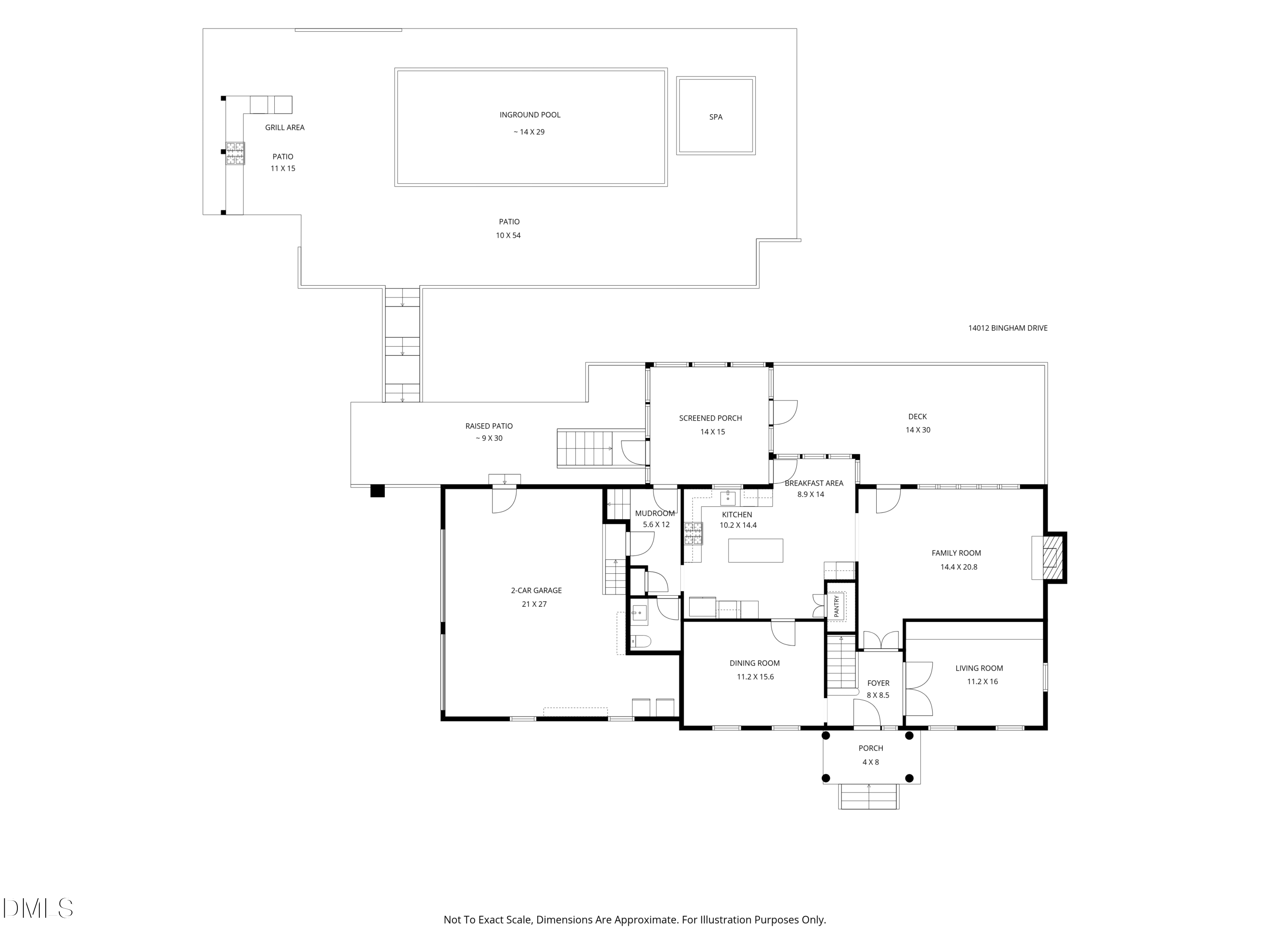 Exterior photo of 14012 Bingham Drive, Raleigh, NC 27614. MLS: 10198871