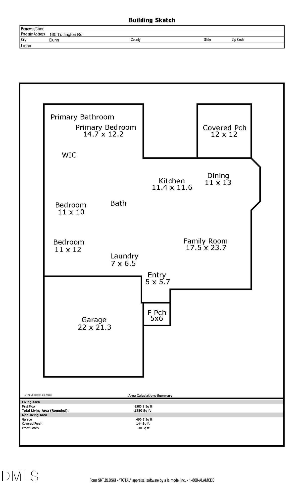 Exterior photo of 165 Turlington Road, Dunn, NC 28334. MLS: 10153590