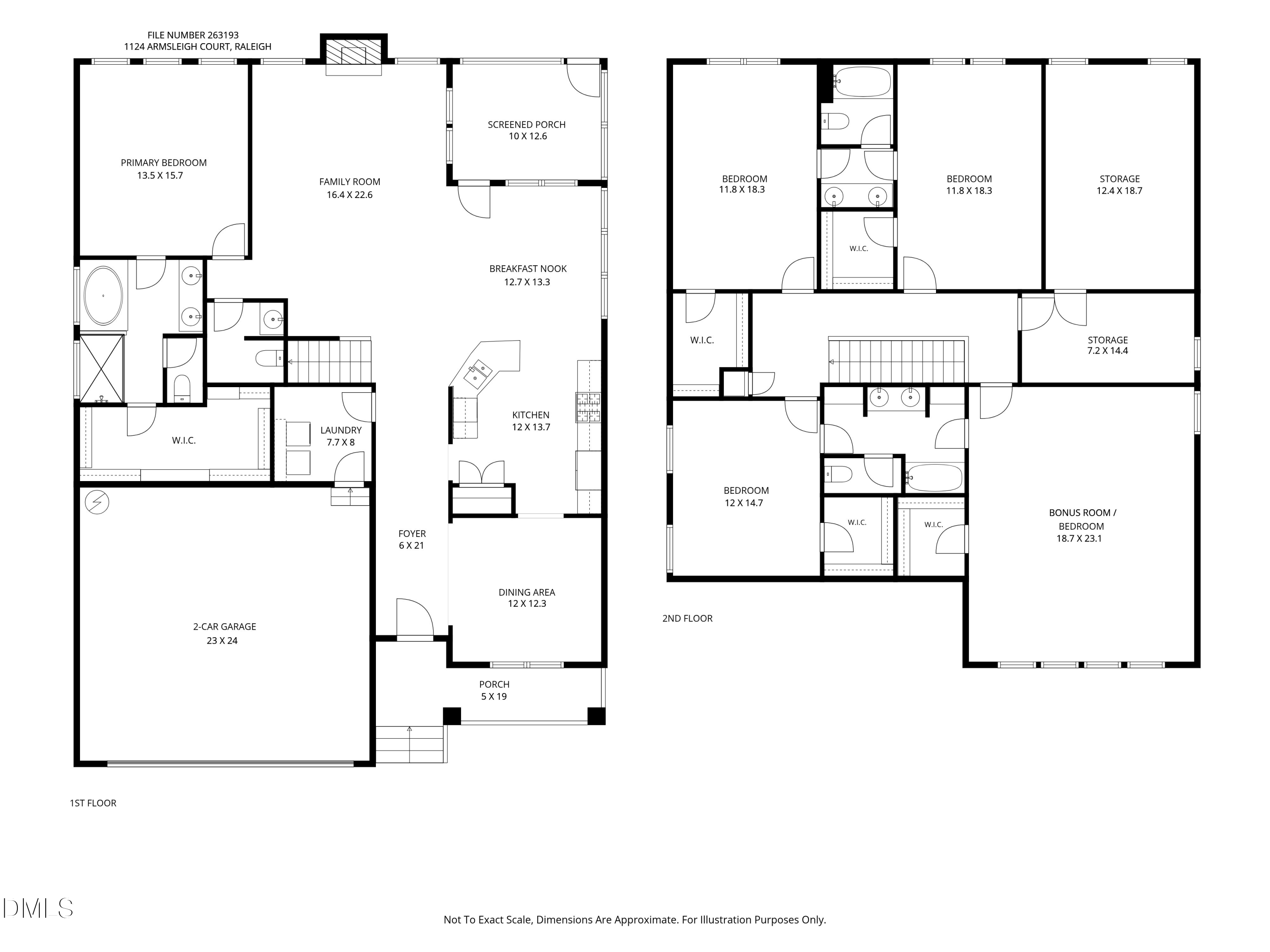 Exterior photo of 1124 Armsleigh Court, Raleigh, NC 27603. MLS: 10183694