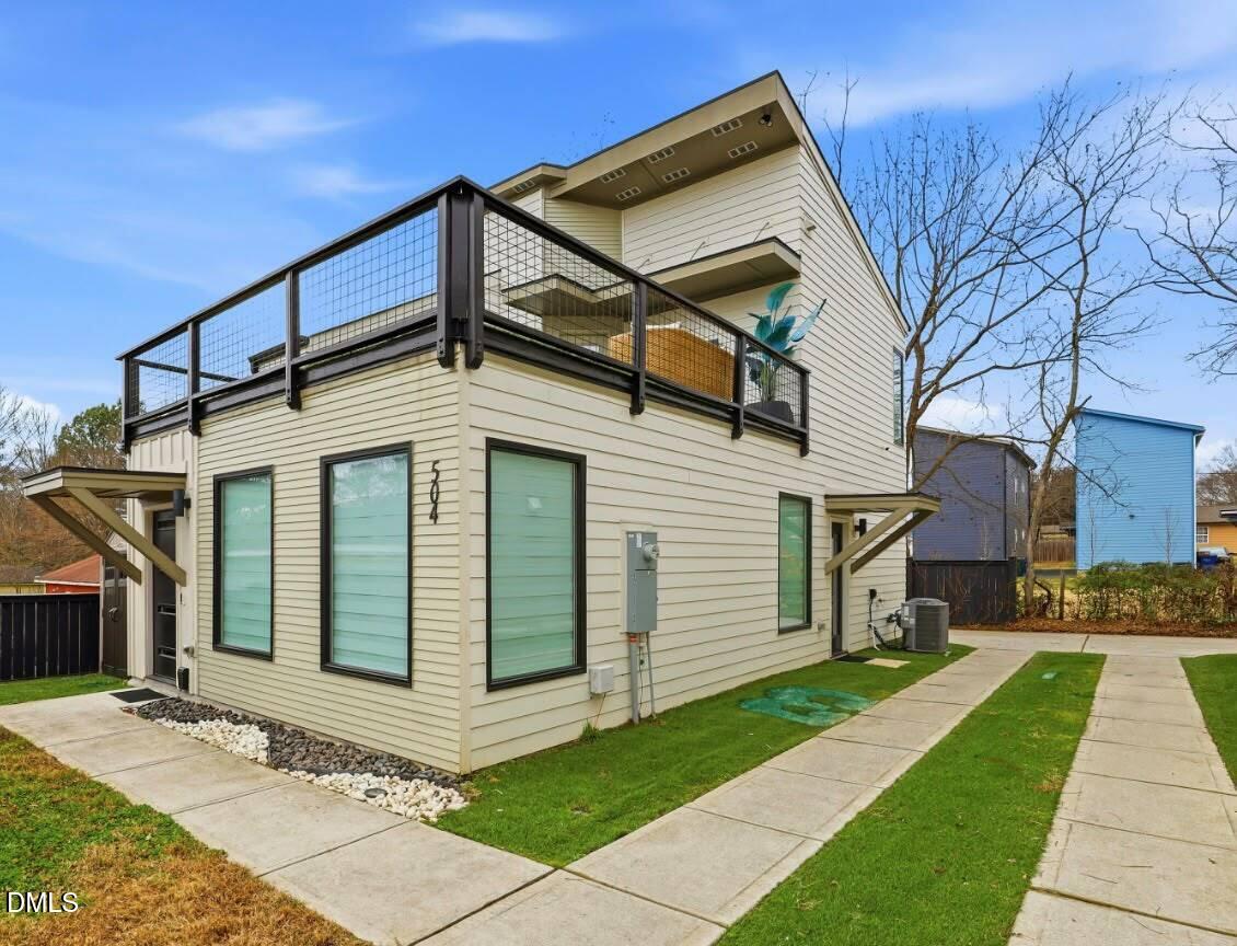 Exterior photo of 504 Commonwealth Street, Durham, NC 27703. MLS: 10182663