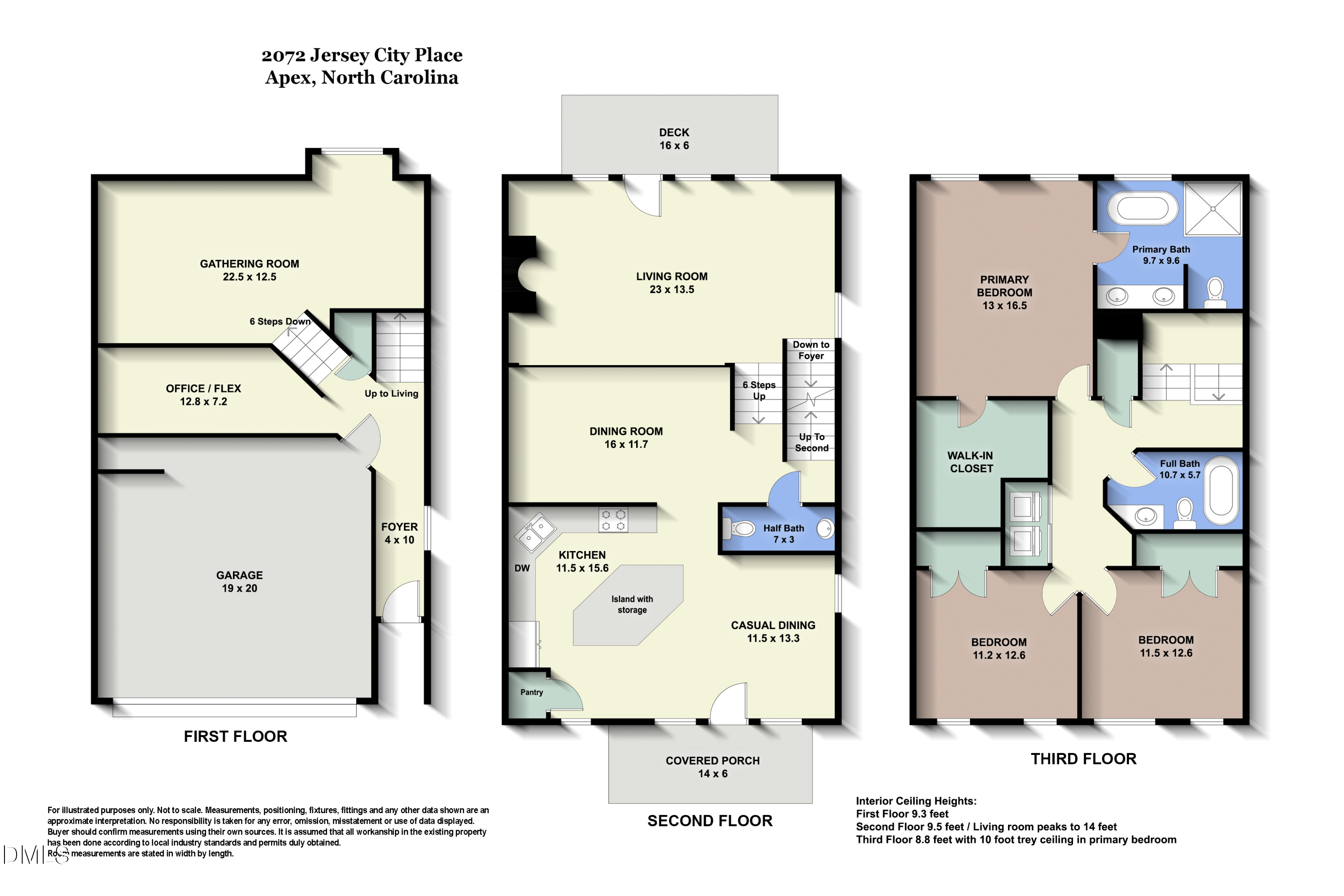 Exterior photo of 2072 Jersey City Place, Apex, NC 27523. MLS: 10182600