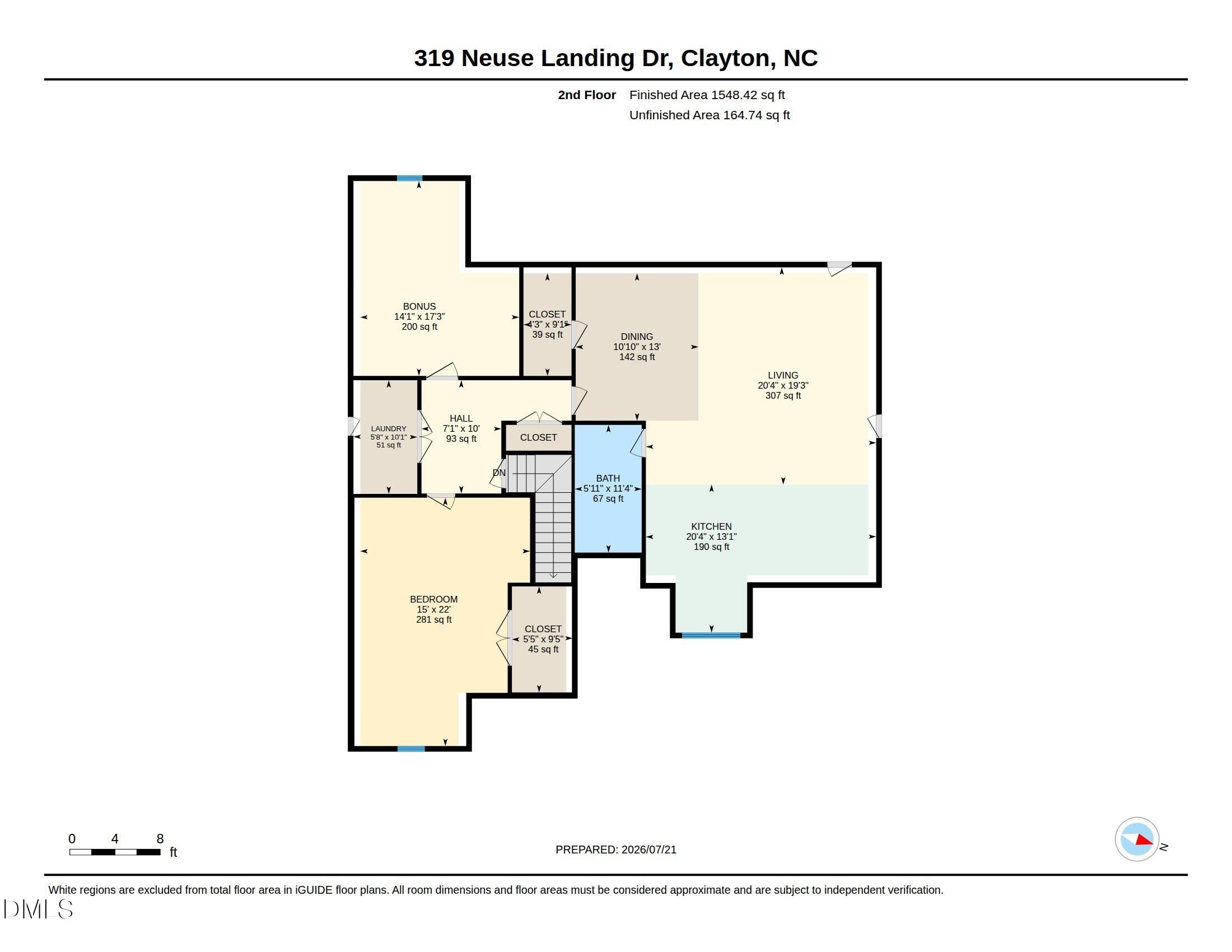Exterior photo of 319 Neuse Landing Drive, Clayton, NC 27527. MLS: 10181649