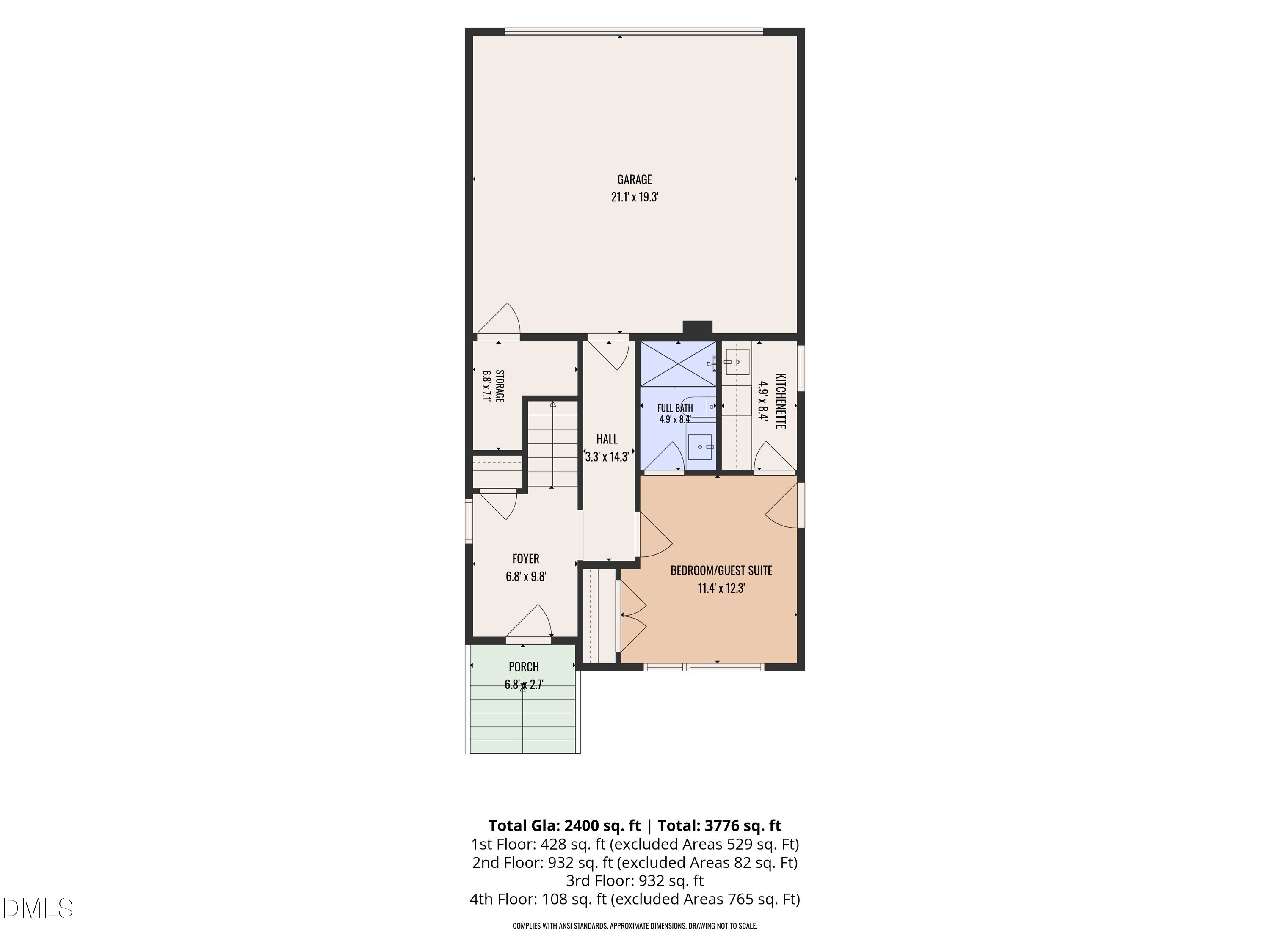 Exterior photo of 805 N Roxboro Street, Durham, NC 27701. MLS: 10196413