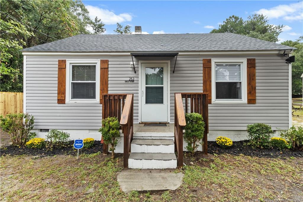 Exterior photo of 232 Circle Court, Fayetteville, NC 28301. MLS: 769948