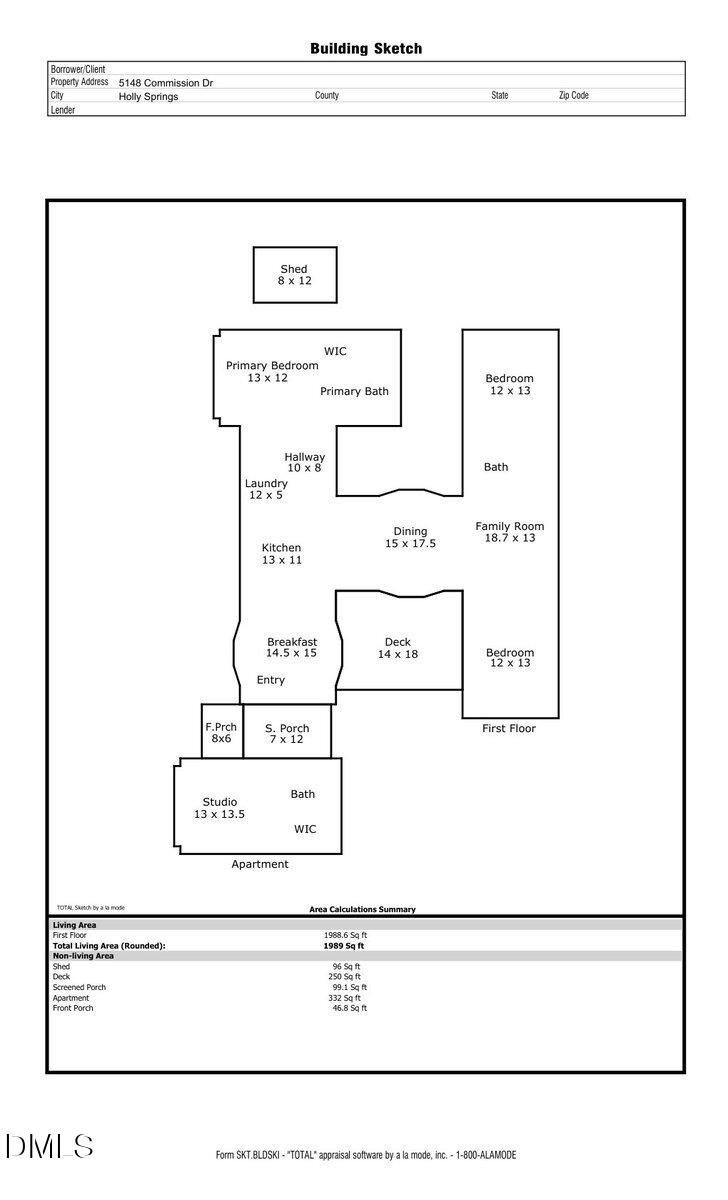 Exterior photo of 5148 Commission Drive, Holly Springs, NC 27540. MLS: 10142017