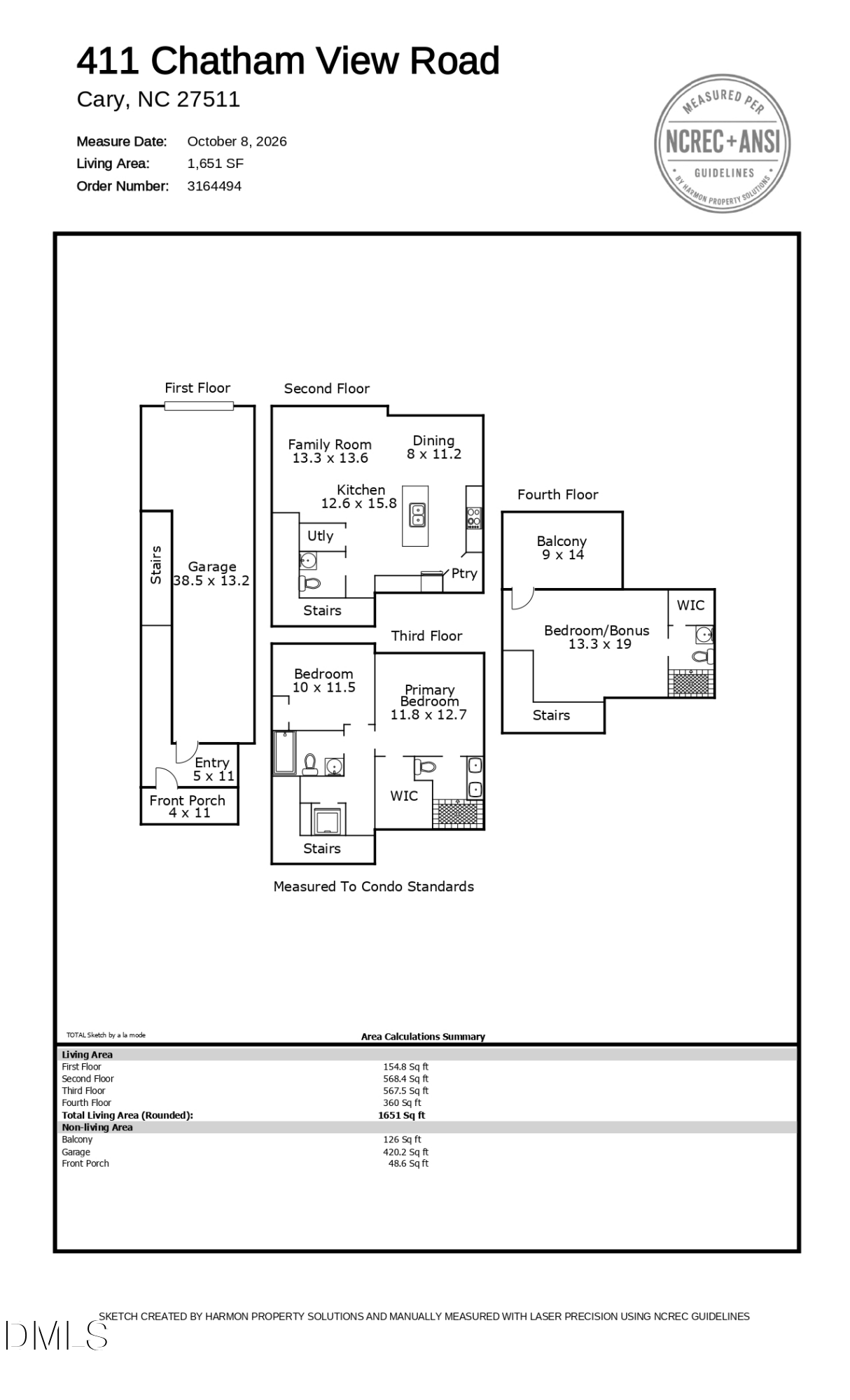 Exterior photo of 411 Chatham View Road, Cary, NC 27511. MLS: 10197511