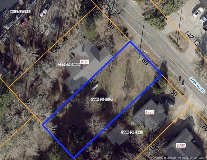 Exterior photo of 1916 Sapona Road, Fayetteville, NC 28312. MLS: 769835