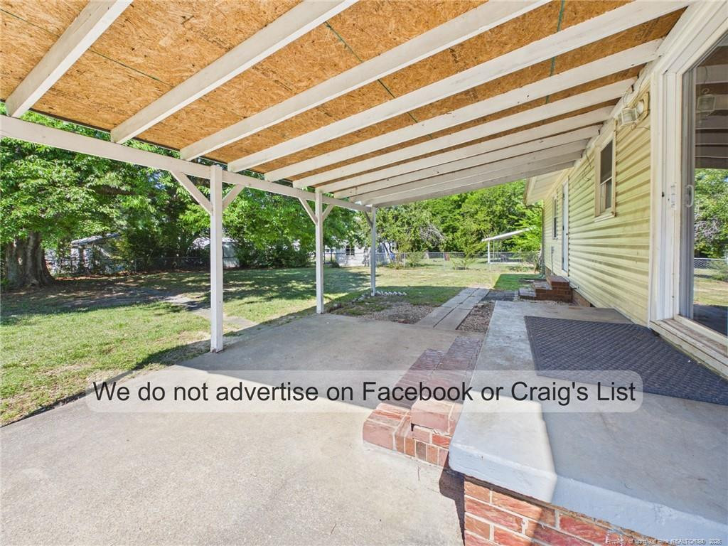 Exterior photo of 6553 Baldoon Drive, Fayetteville, NC 28314. MLS: 767679