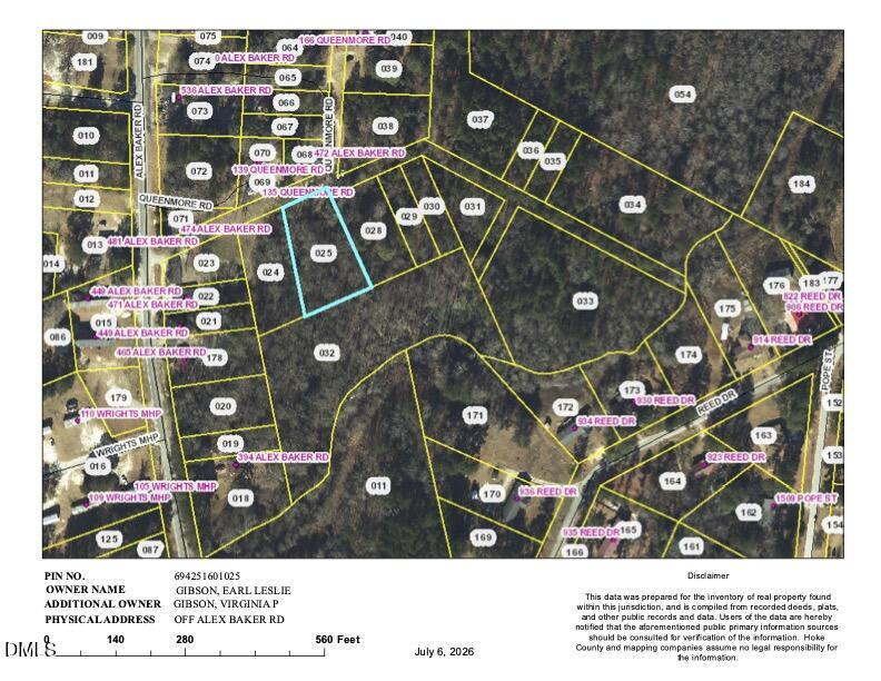 Exterior photo of 0 Alex Baker Road, Raeford, NC 28376. MLS: 10178379