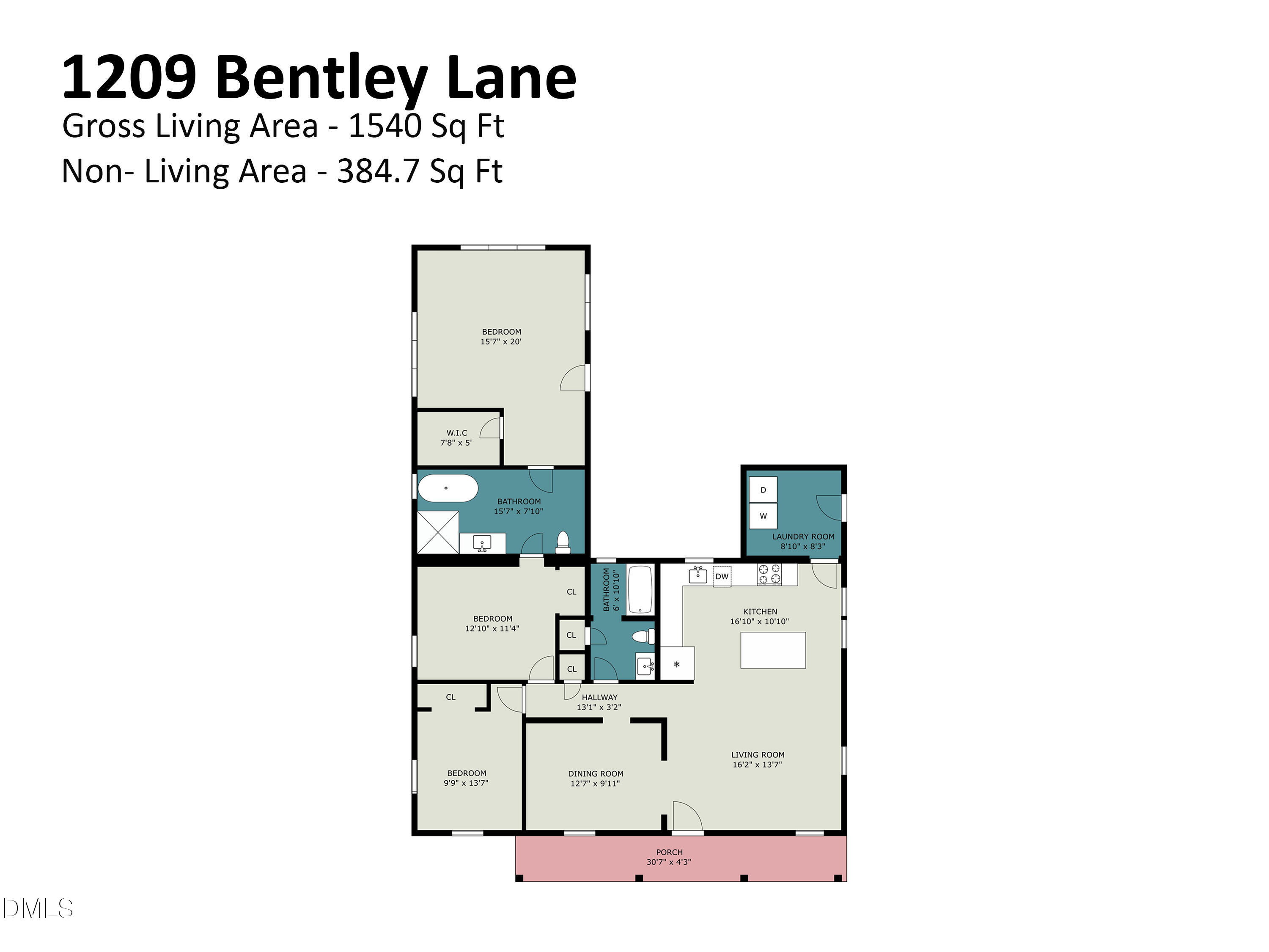 Exterior photo of 1209 Bentley Lane, Raleigh, NC 27610. MLS: 10196800