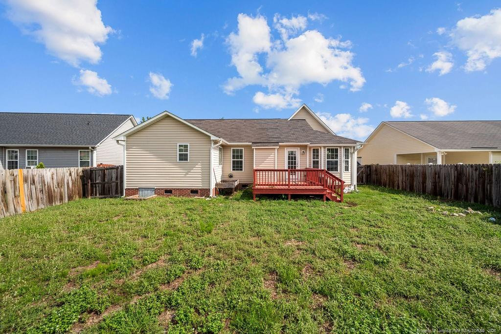 Exterior photo of 1413 Snowy Egret Drive, Fayetteville, NC 28306. MLS: 766667