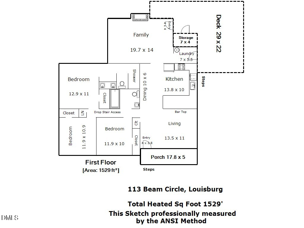 Exterior photo of 113 Beam Circle, Louisburg, NC 27549. MLS: 10191109