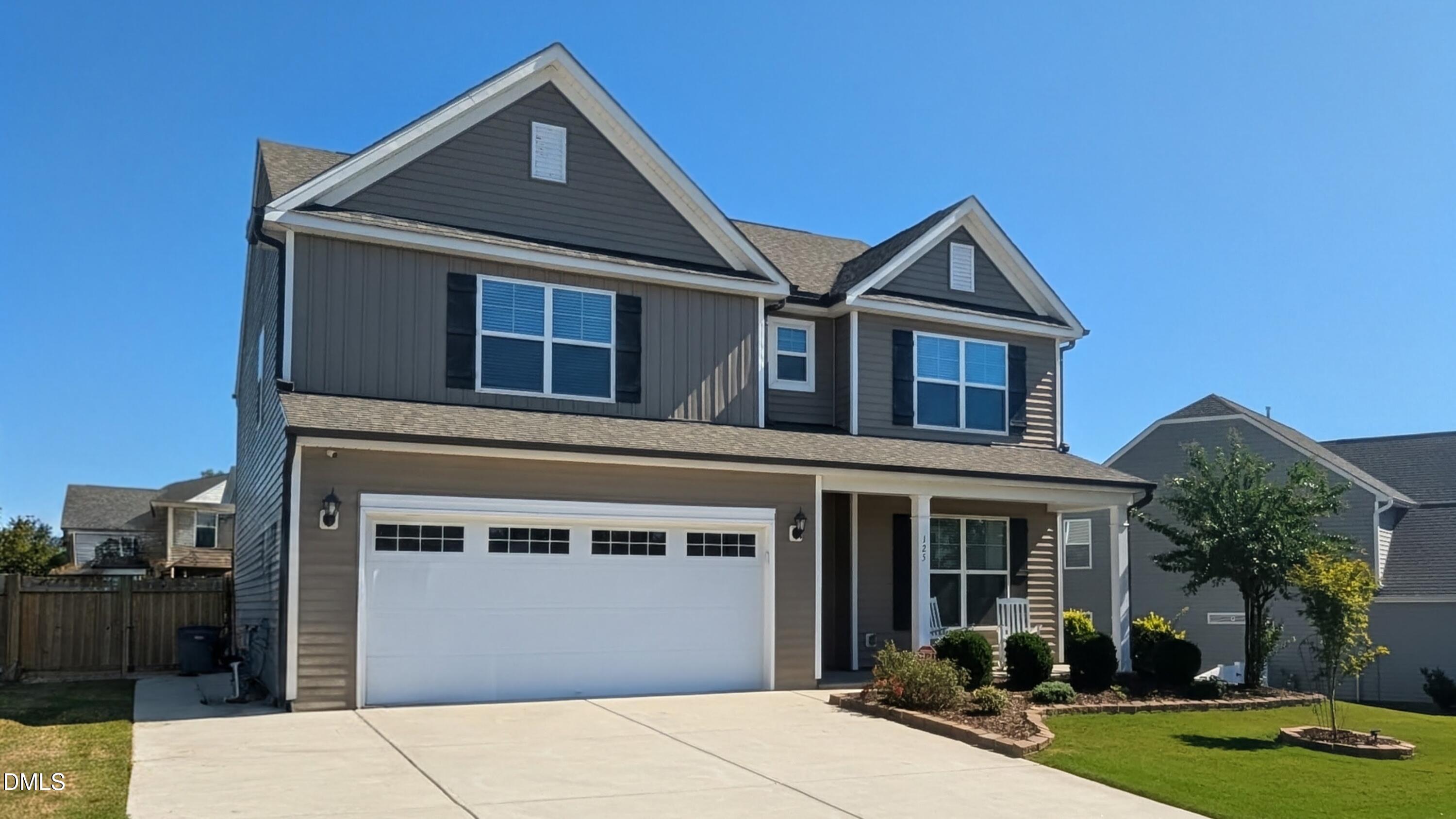 Exterior photo of 125 Mallory Oak Drive, Franklinton, NC 27525. MLS: 10196131