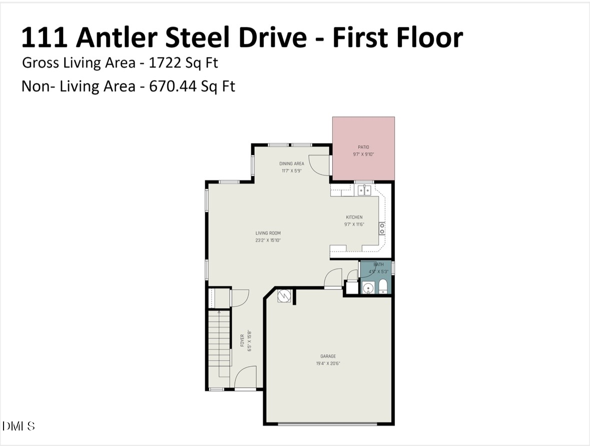 Exterior photo of 111 Antler Steel Drive, Clayton, NC 27527. MLS: 10154075