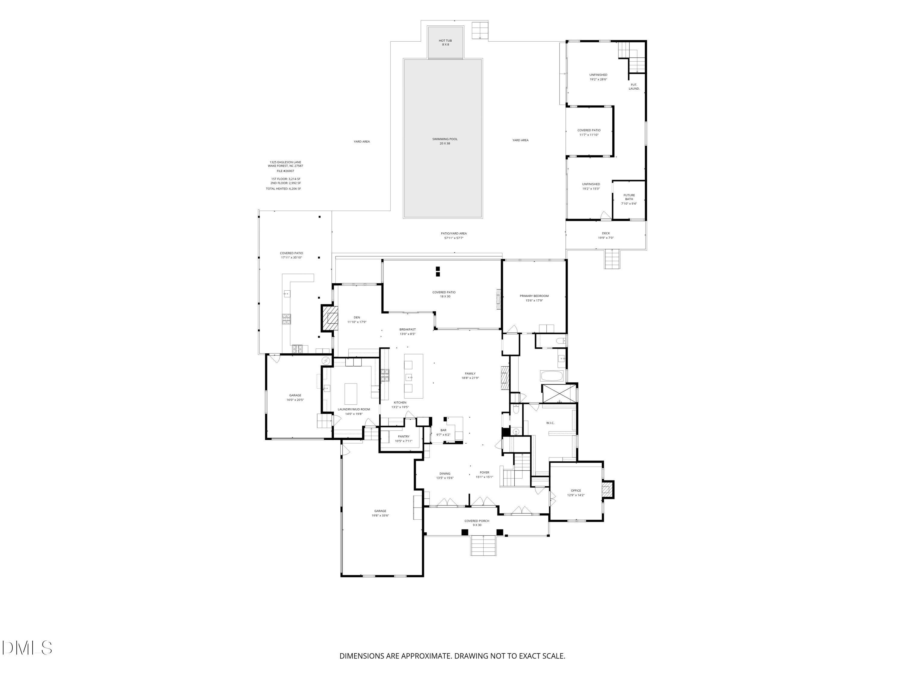 Exterior photo of 1325 Eagleson Lane, Wake Forest, NC 27587. MLS: 10198940