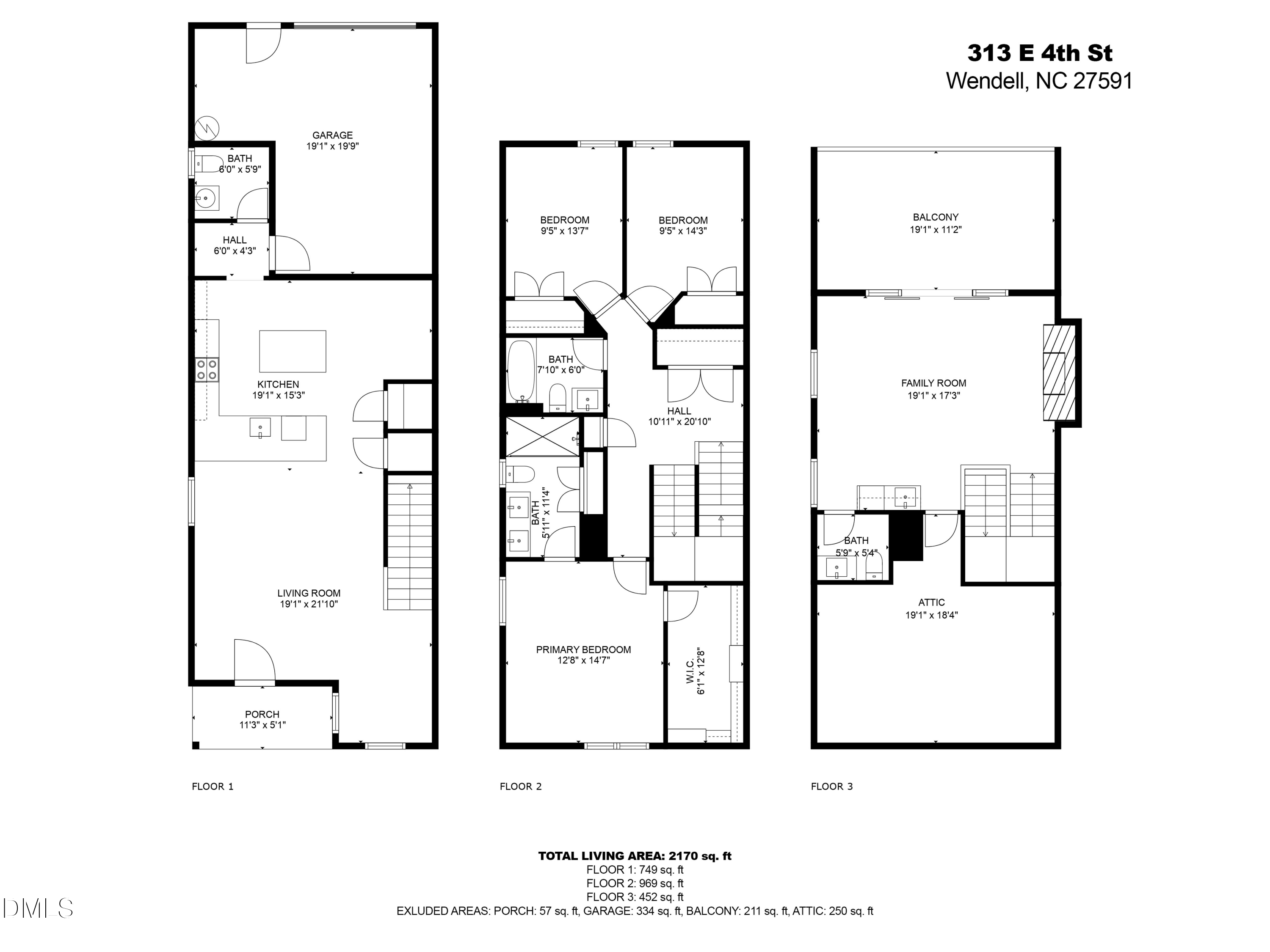 Exterior photo of 313 E 4th Street 313, Wendell, NC 27591. MLS: 10195934