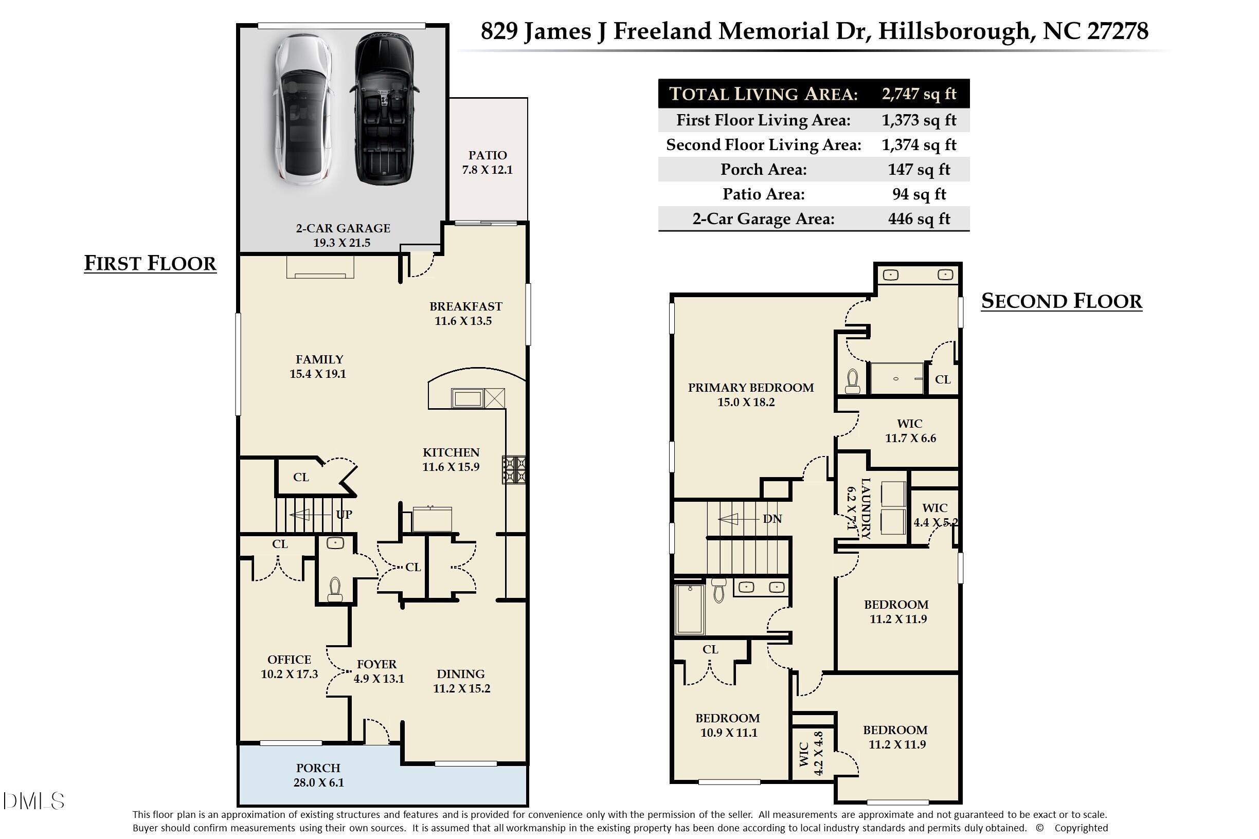 Exterior photo of 829 James J Freeland Memorial Drive, Hillsborough, NC 27278. MLS: 10188098