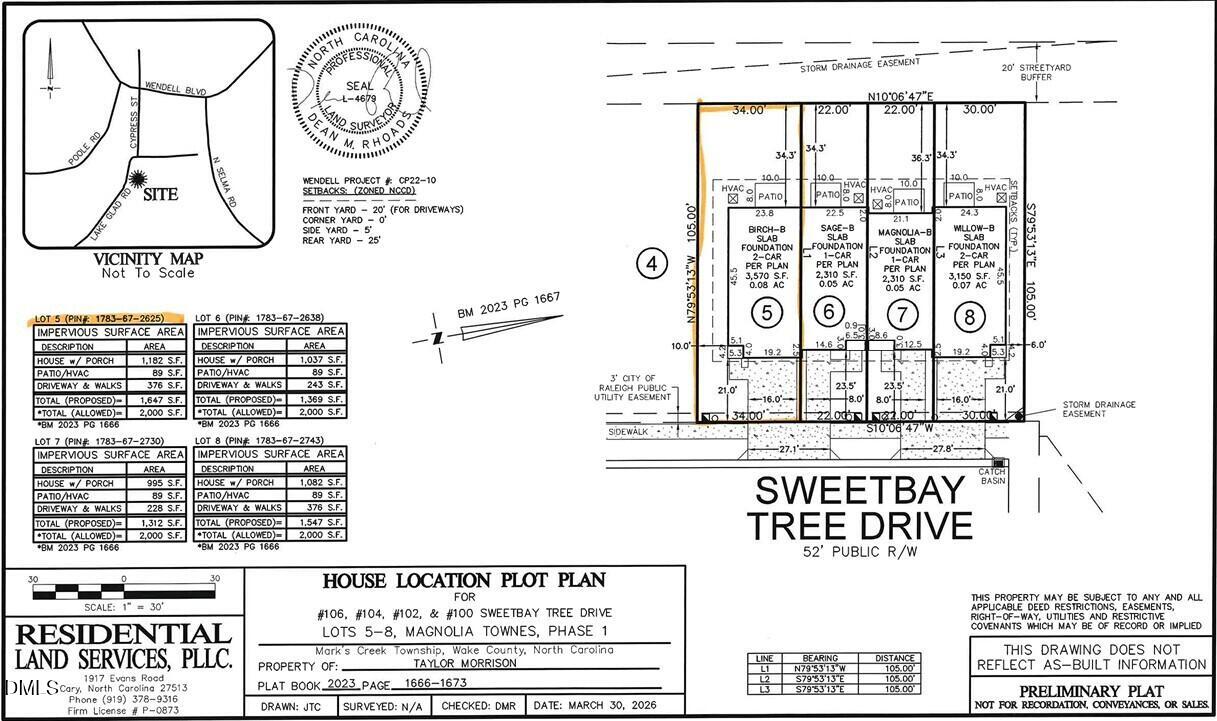 Exterior photo of 106 Sweetbay Tree Drive, Wendell, NC 27591. MLS: 10188464