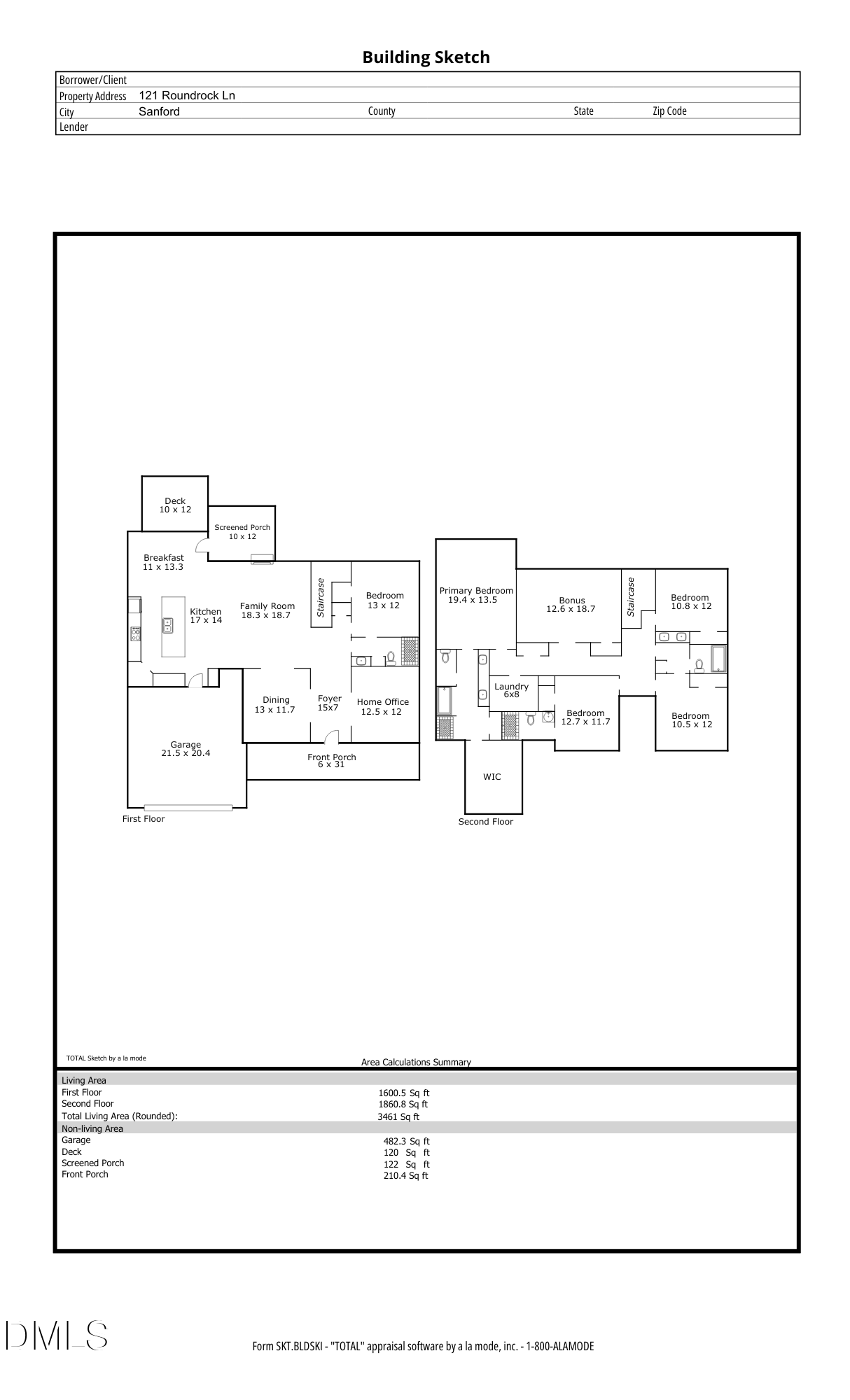 Exterior photo of 121 Roundrock Lane, Sanford, NC 27330. MLS: 10192025