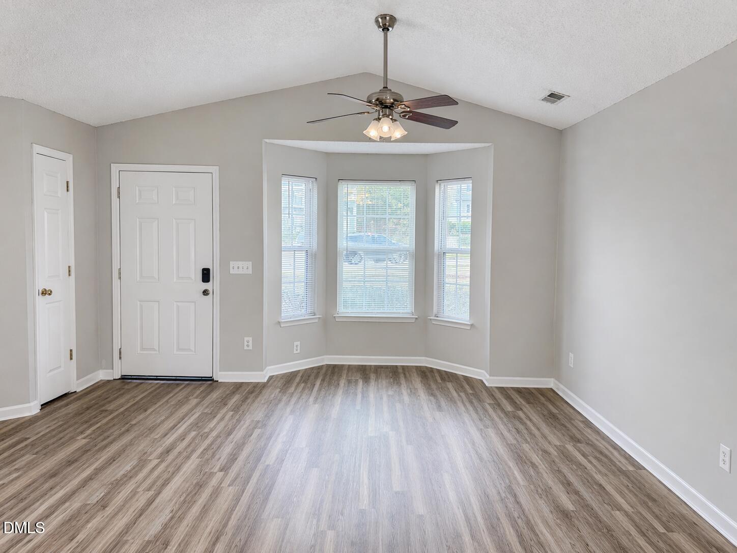 Bright and spacious entryway interior
