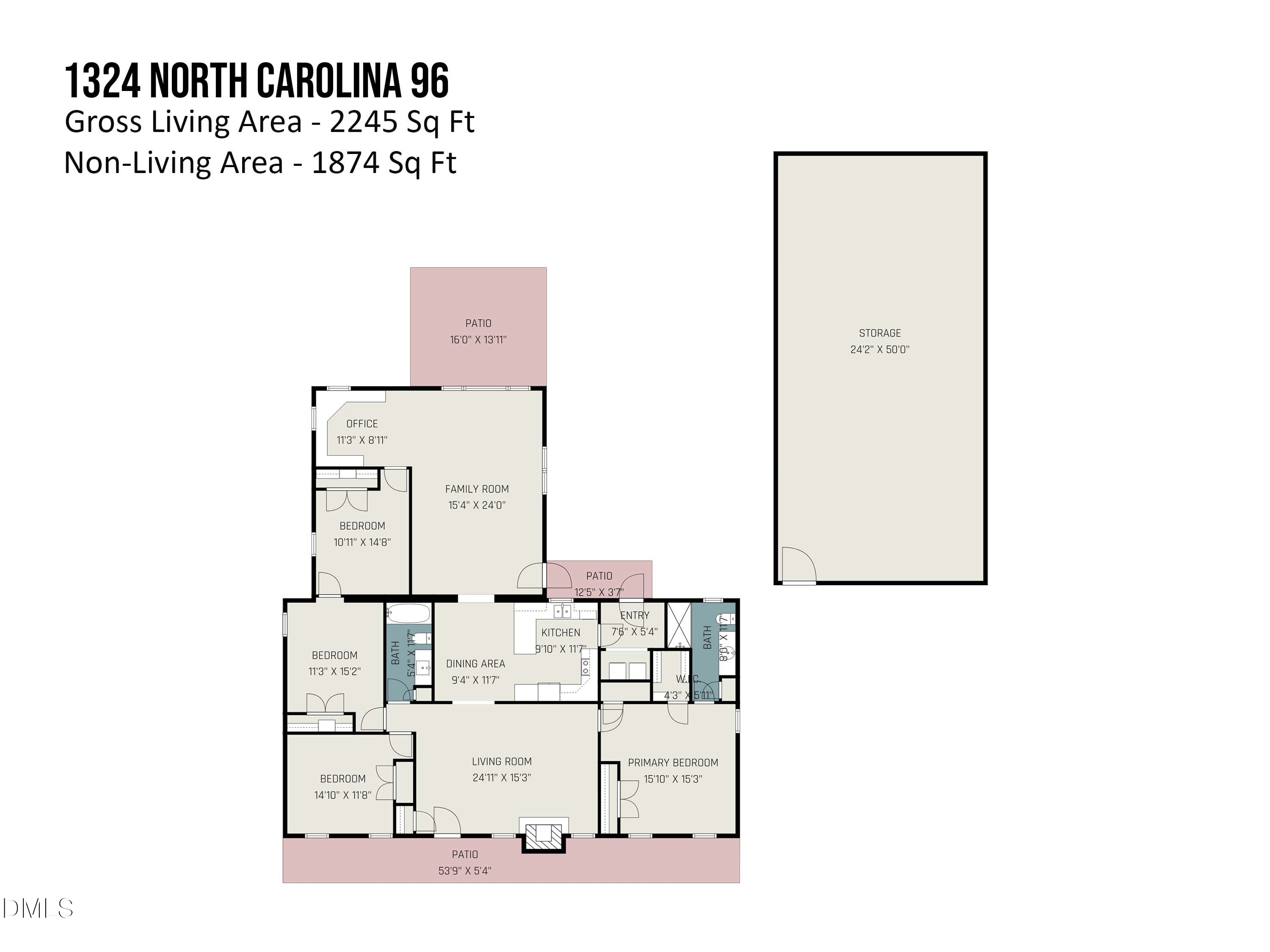 Exterior photo of 1324 Nc-96, Zebulon, NC 27597. MLS: 10194800