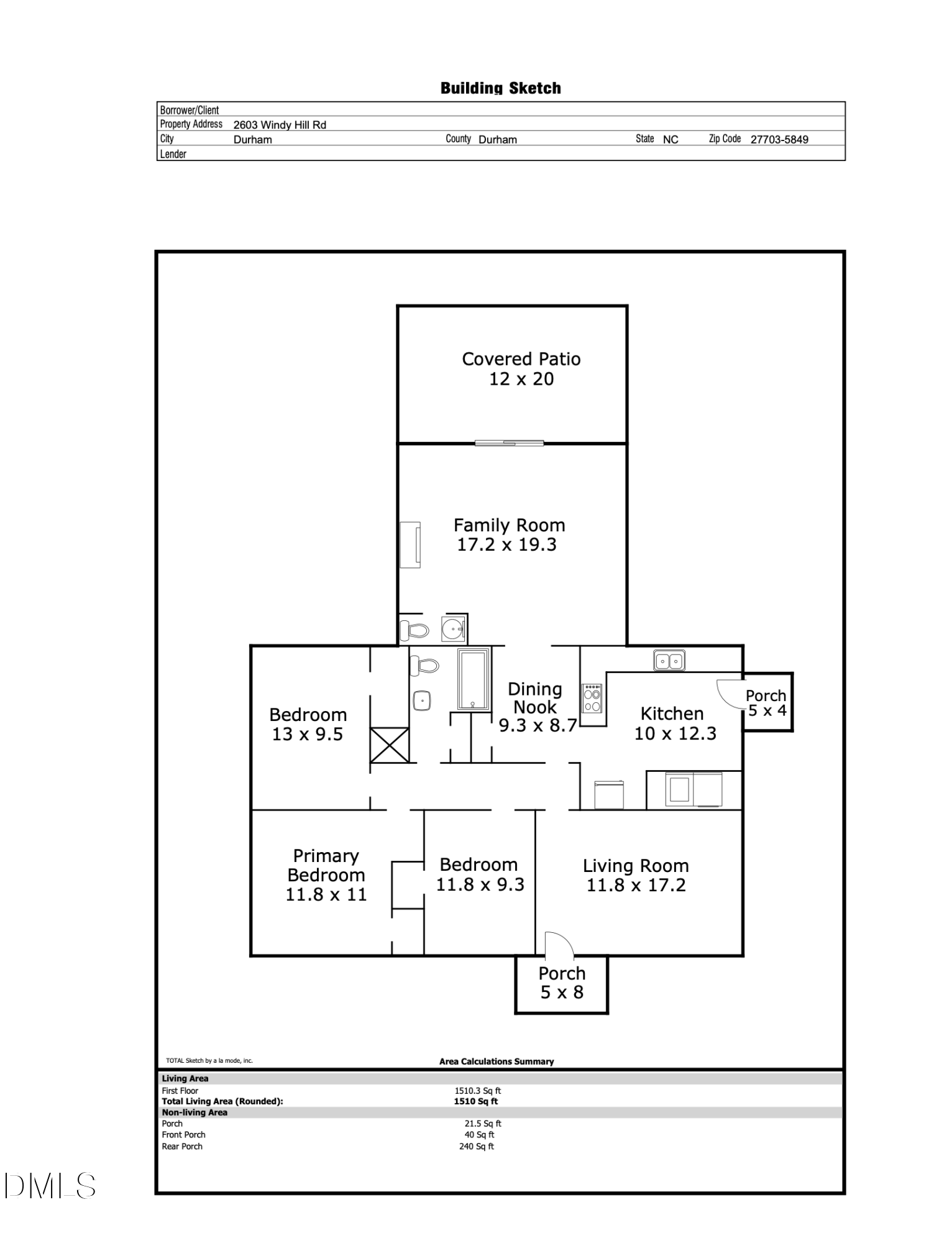 Exterior photo of 2603 Windy Hill Road, Durham, NC 27703. MLS: 10193872