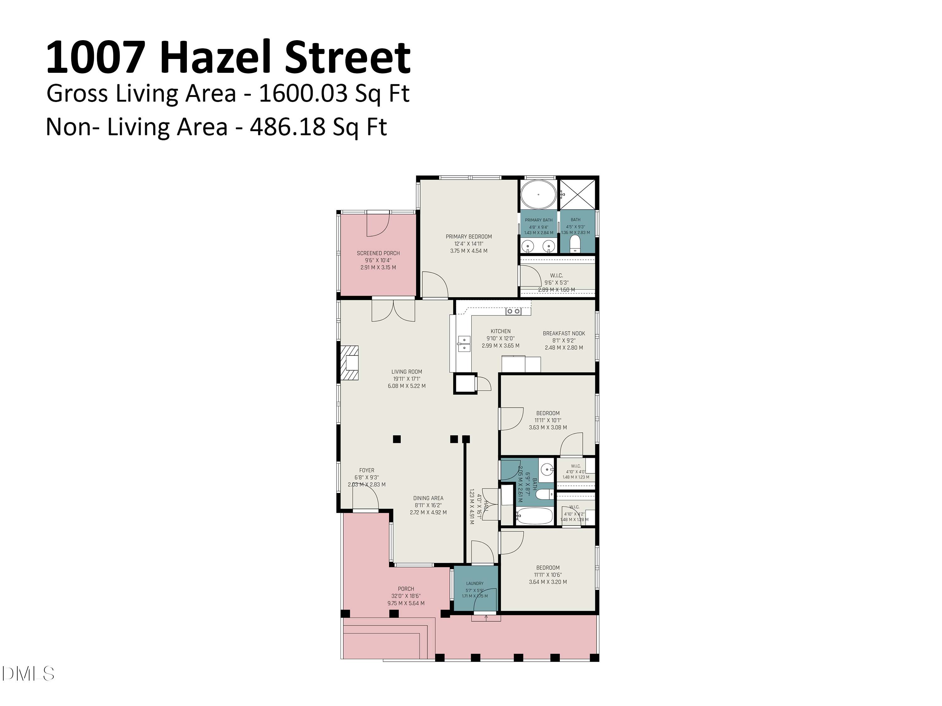 Exterior photo of 1007 Hazel Street, Durham, NC 27701. MLS: 10192284