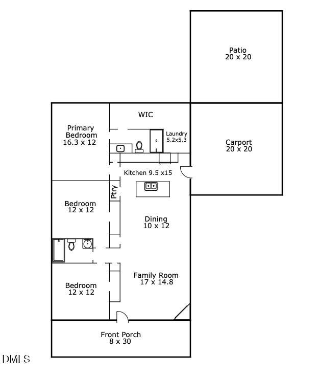 Exterior photo of 318b Crescent Drive, Clayton, NC 27520. MLS: 10199171