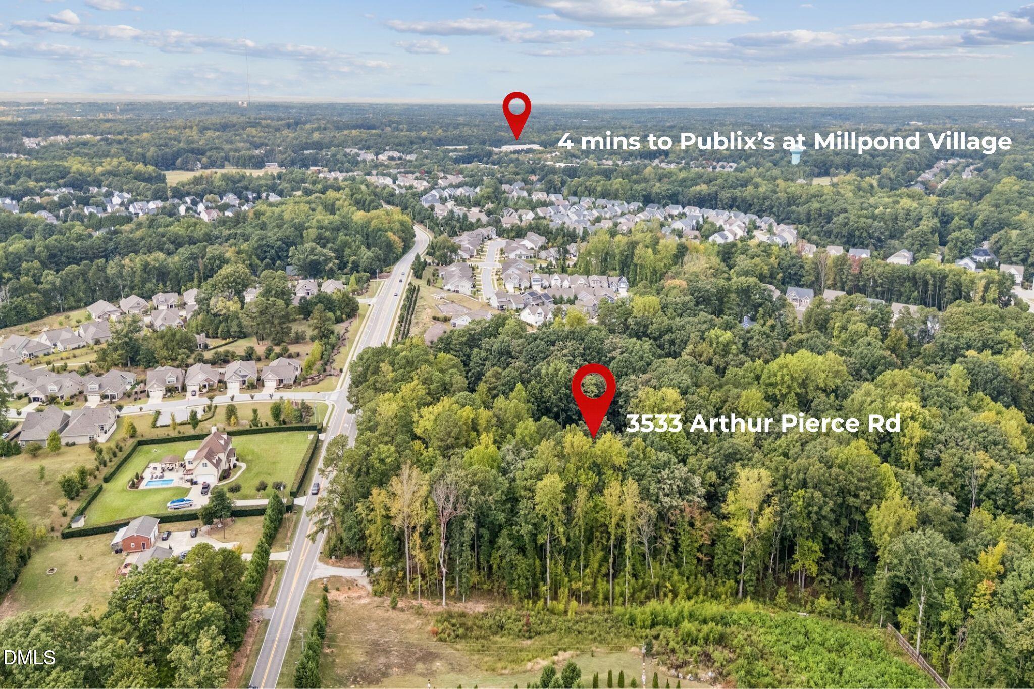 Exterior photo of 3533 Arthur Pierce Road, Apex, NC 27539. MLS: 10195937