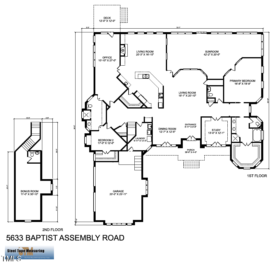 Exterior photo of 5633 Baptist Assembly Road, Julian, NC 27283. MLS: 10106277