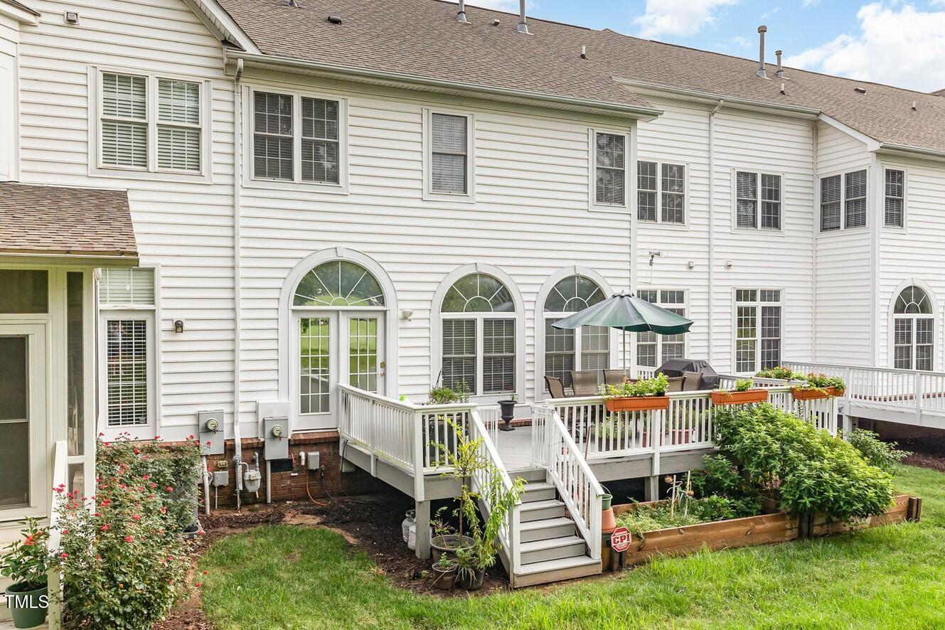 Back Yard and Deck