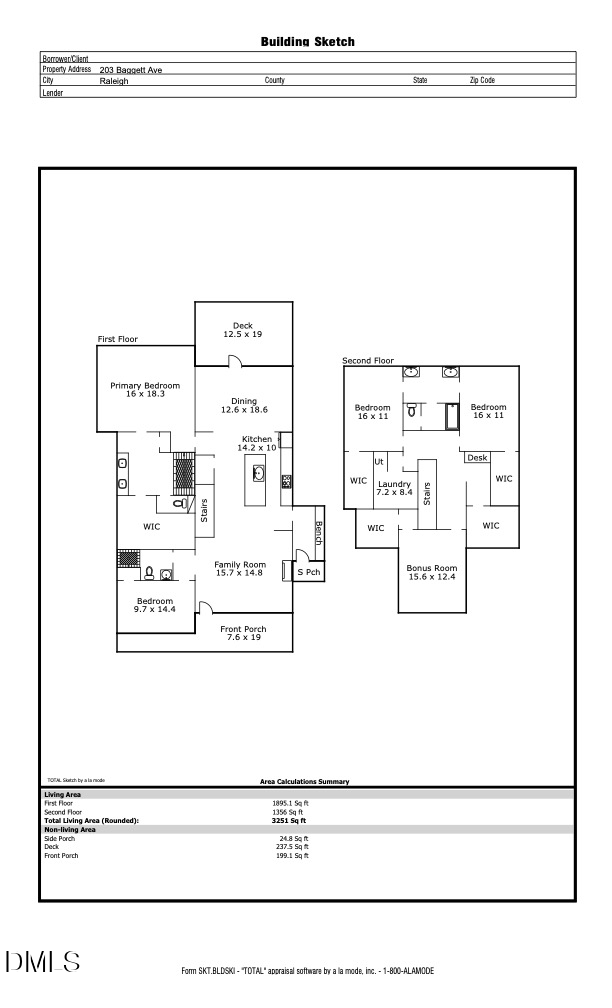Exterior photo of 203 Baggett Avenue, Raleigh, NC 27604. MLS: 10173603
