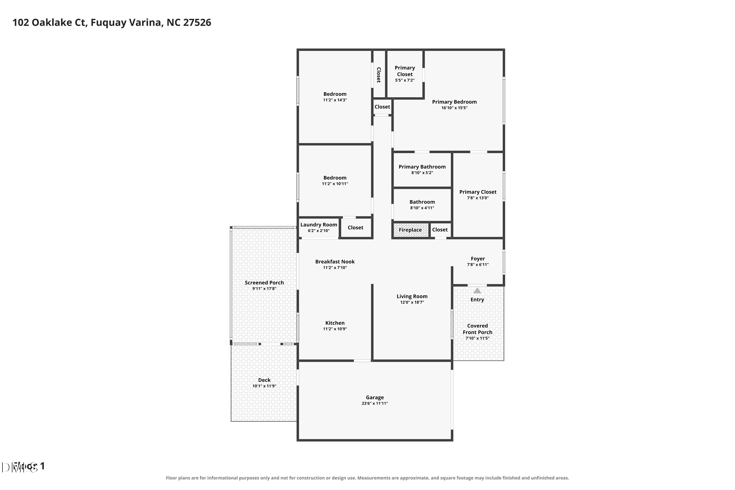 Exterior photo of 102 Oaklake Court, Fuquay Varina, NC 27526. MLS: 10184654