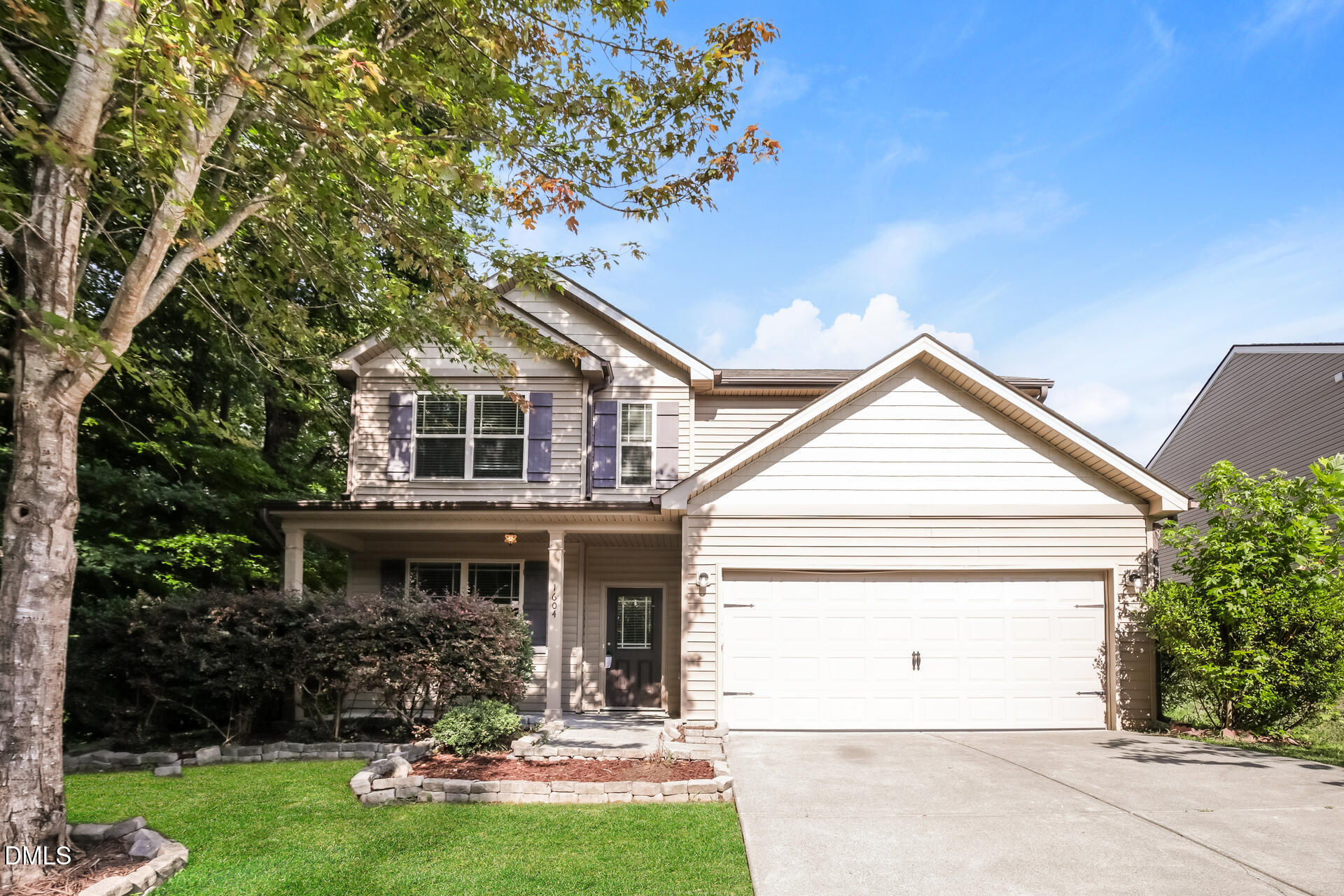 Exterior photo of 1604 Flowering Peach Trail, Raleigh, NC 27610. MLS: 10182338