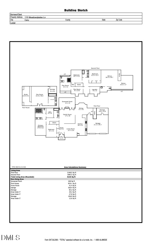 Exterior photo of 115 Meadowglades Lane, Cary, NC 27518. MLS: 10193573