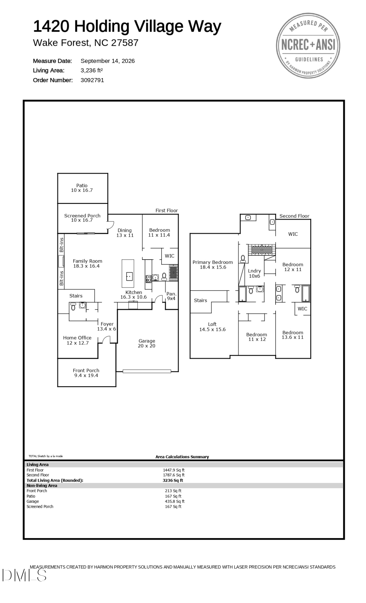 Exterior photo of 1420 Holding Village Way, Wake Forest, NC 27587. MLS: 10193499