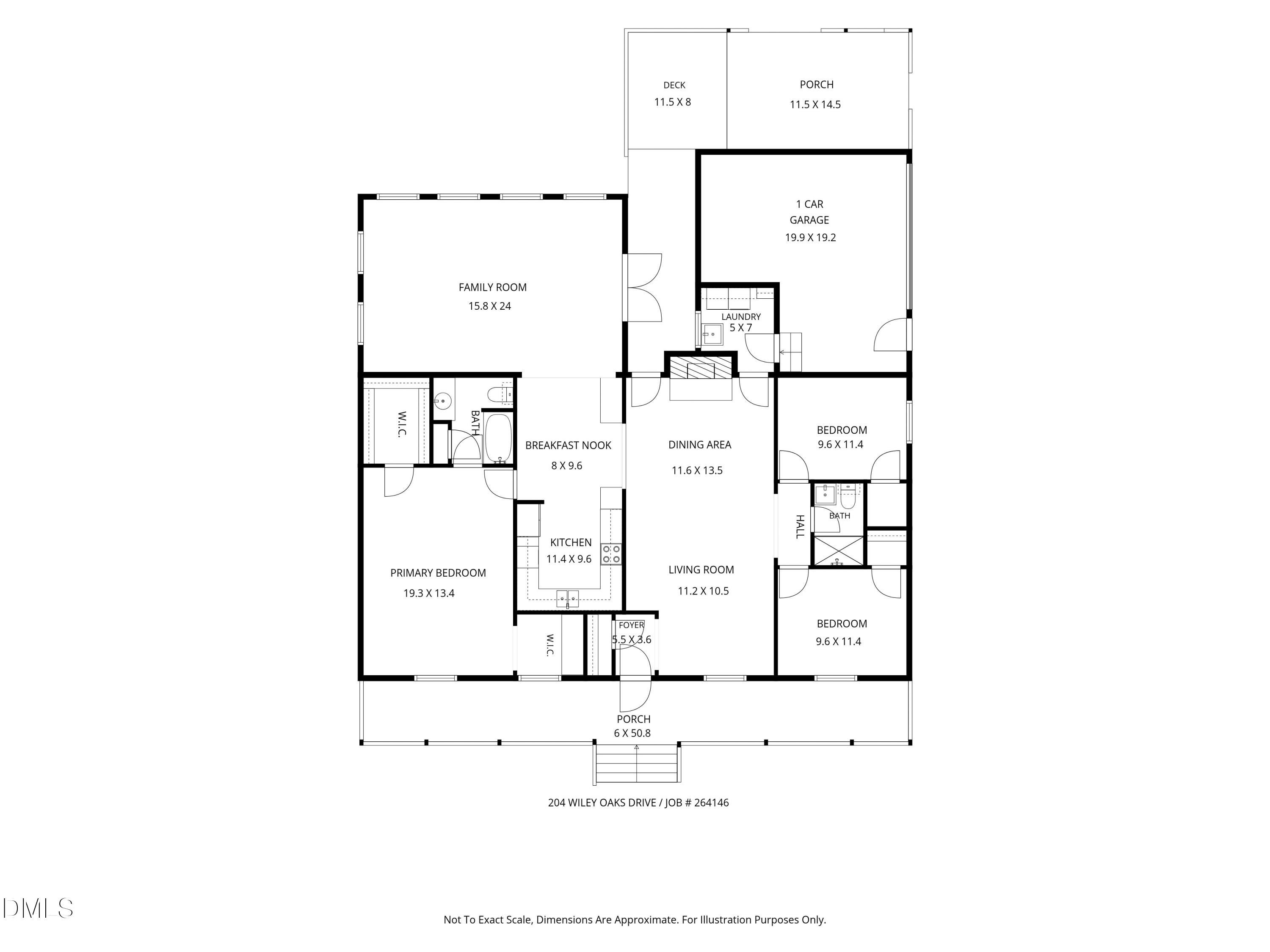 Exterior photo of 204 Wiley Oaks Drive, Wendell, NC 27591. MLS: 10197634