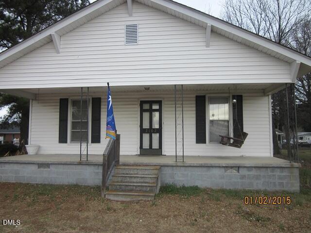 Exterior photo of 2102 Downing Street SW, Wilson, NC 27893. MLS: 10181876