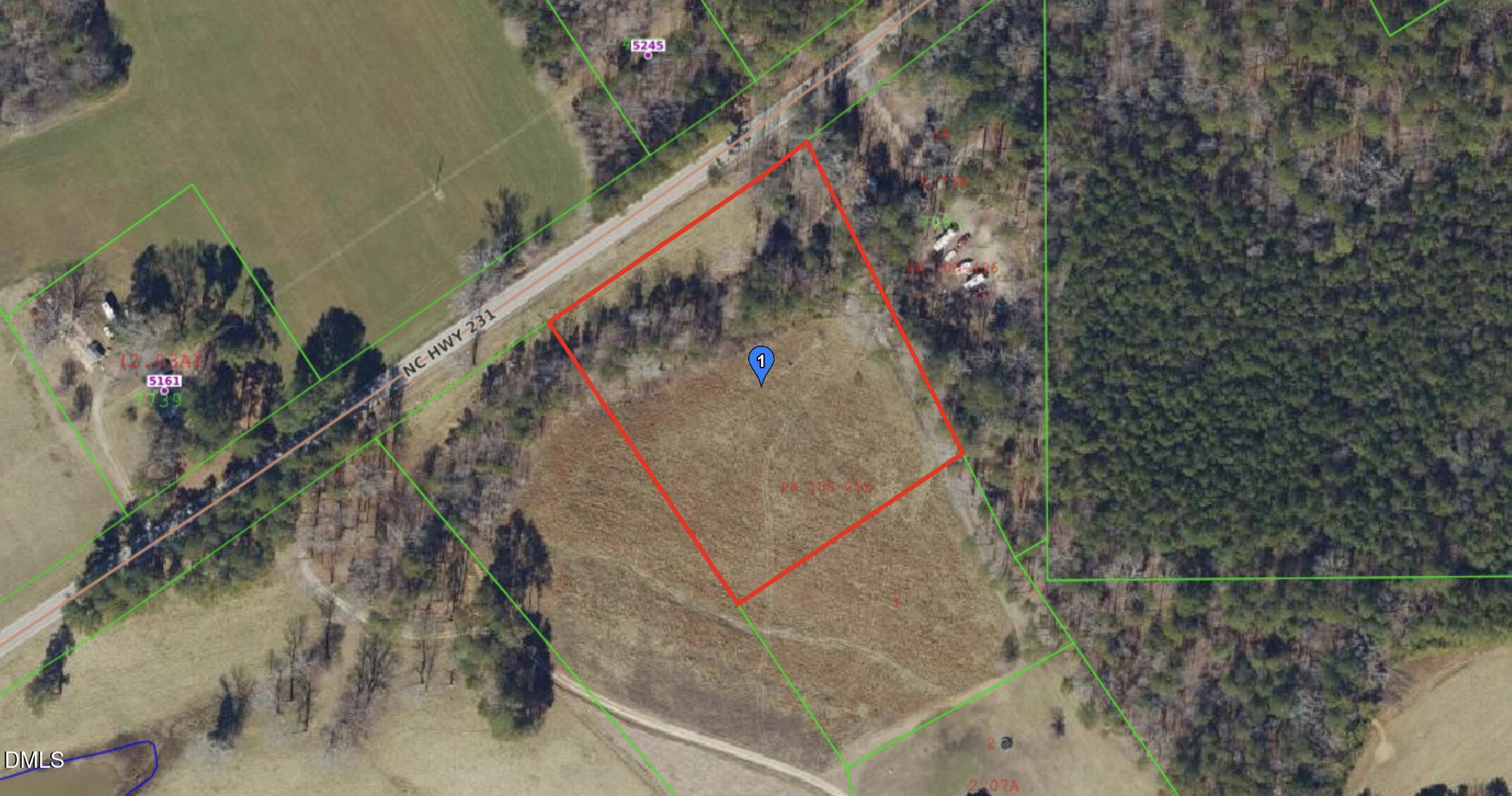 Exterior photo of Lot 1 Nc Highway 231, Zebulon, NC 27597. MLS: 10184780