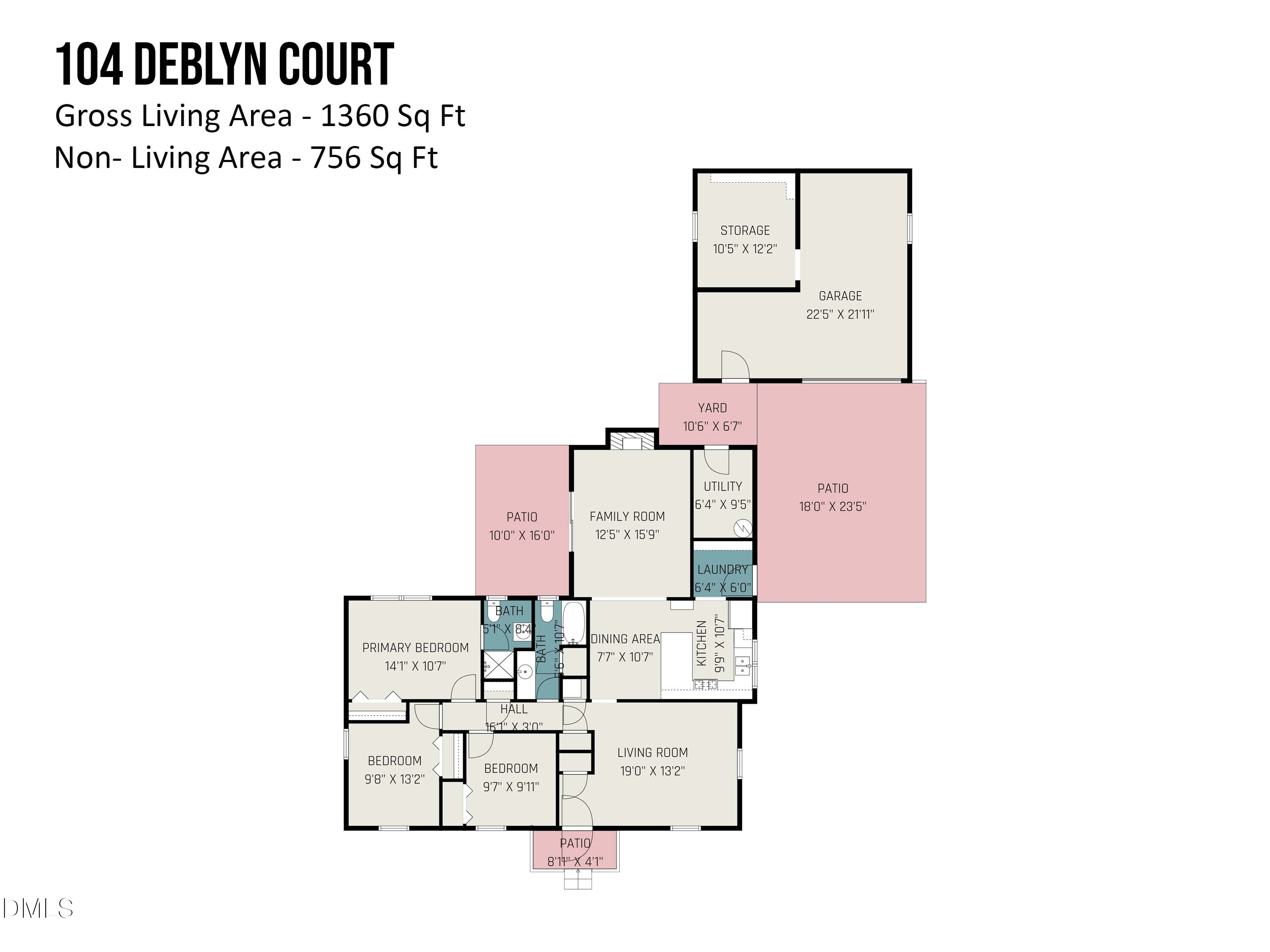 Exterior photo of 104 Deblyn Court, Durham, NC 27713. MLS: 10126242