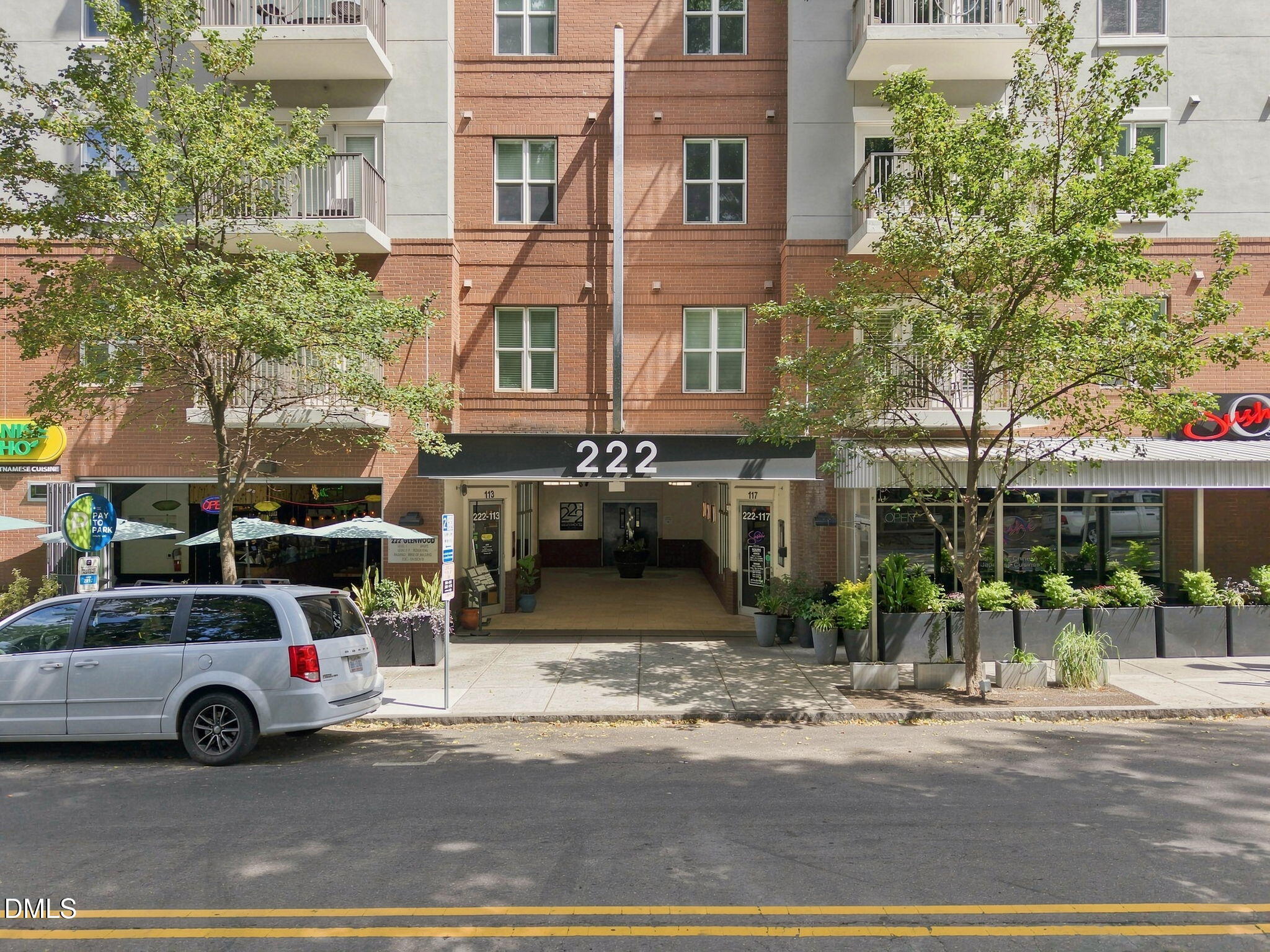Exterior photo of 222 Glenwood Avenue 717, Raleigh, NC 27603. MLS: 10191628