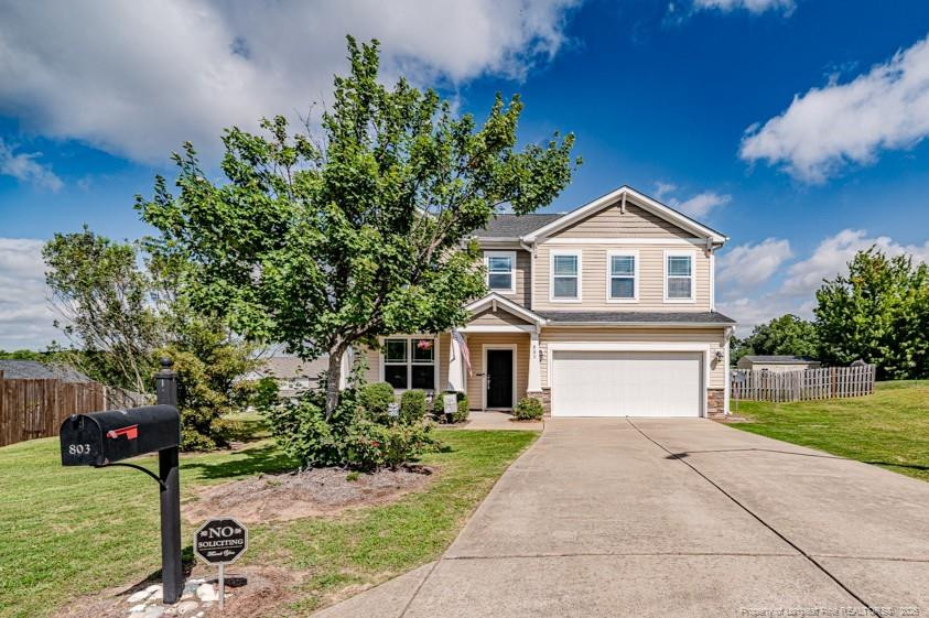 Exterior photo of 803 Plateau Court, Sanford, NC 27330. MLS: 767429
