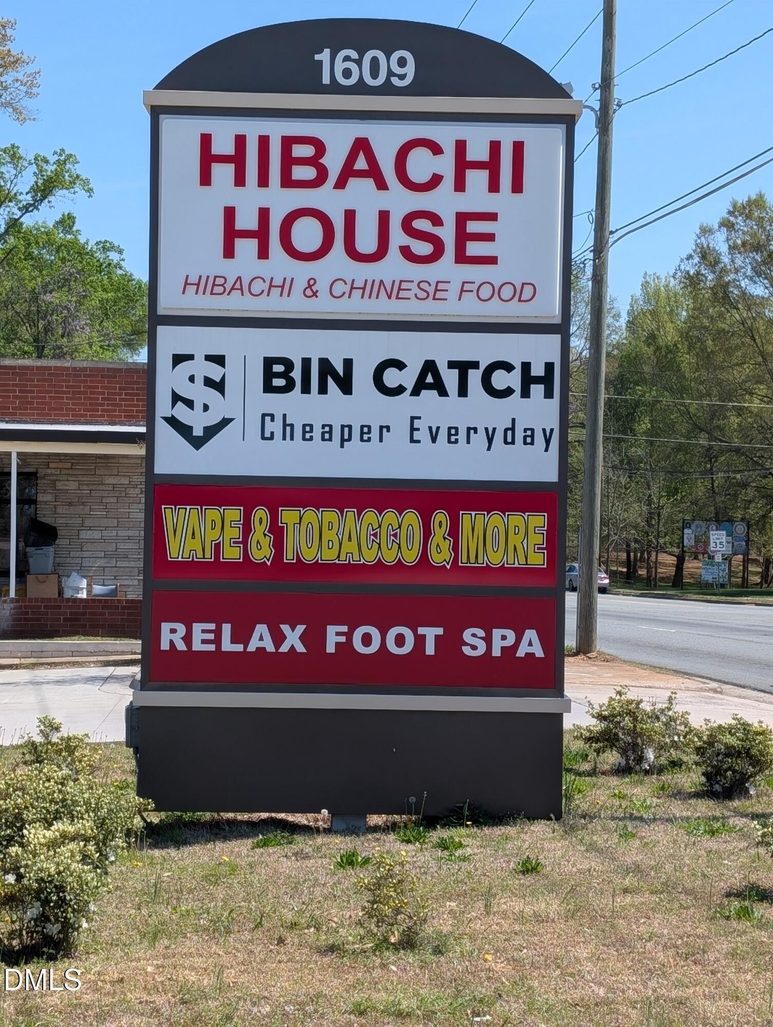 1609 sign