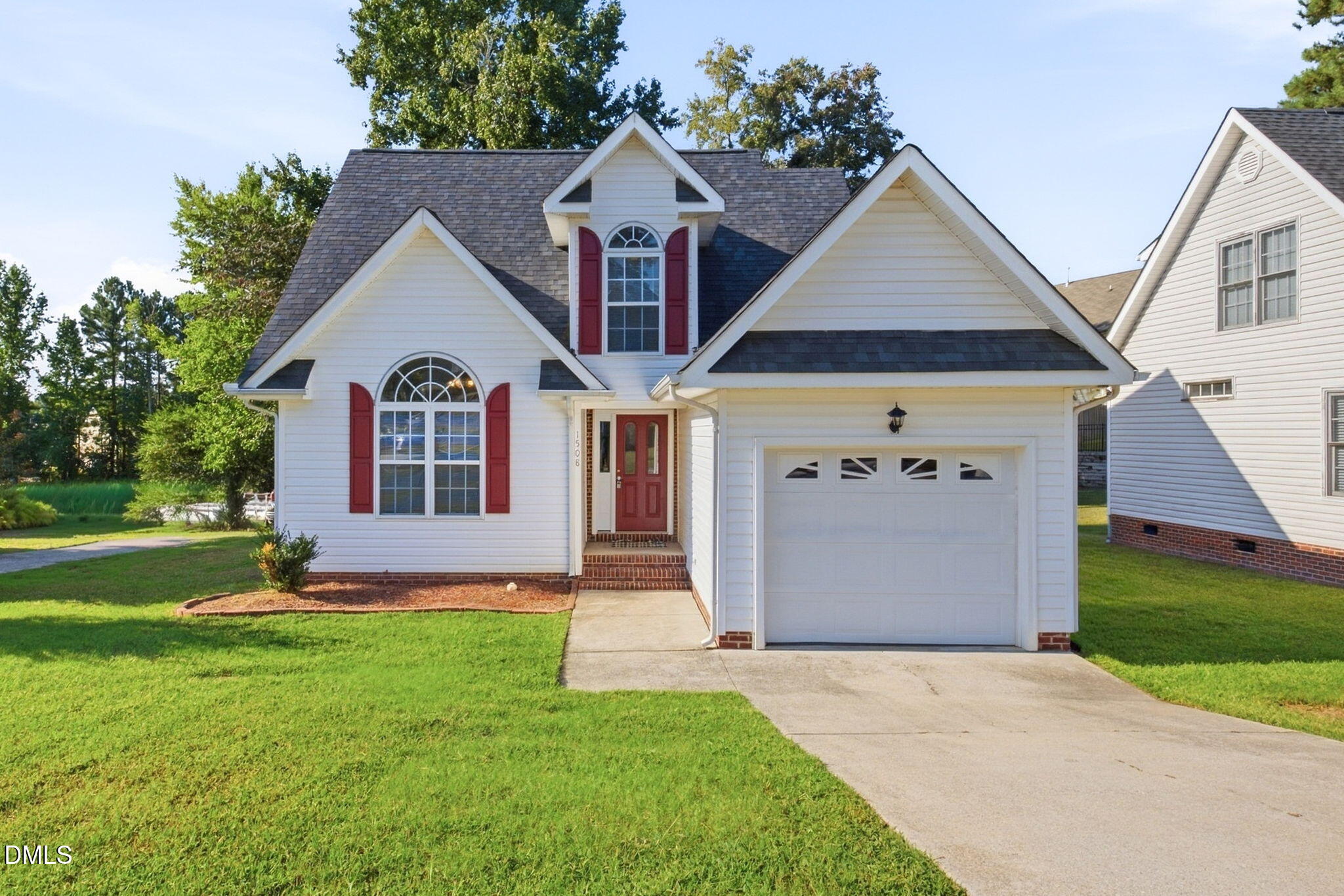Exterior photo of 1508 Entheos Lane, Raleigh, NC 27610. MLS: 10195067