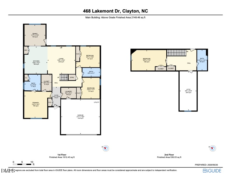 Exterior photo of 468 Lakemont Drive, Clayton, NC 27520. MLS: 10176624